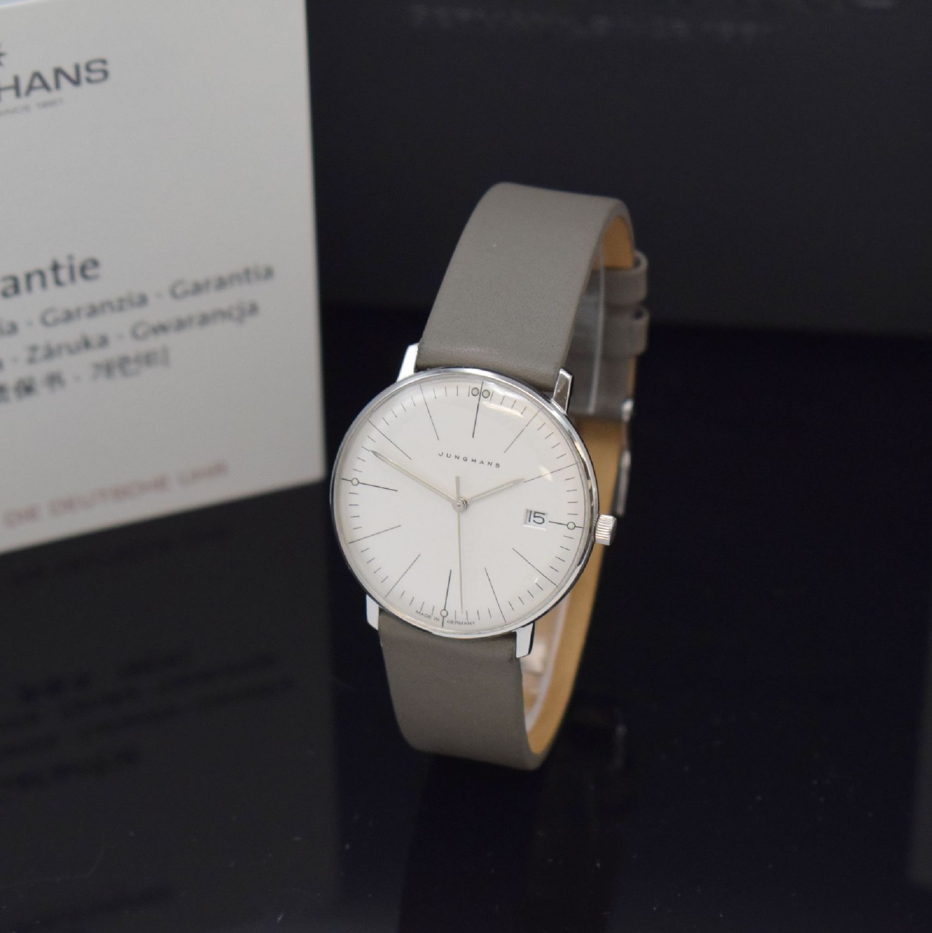 JUNGHANS Max Bill Design Armbanduhr in Stahl Referenz