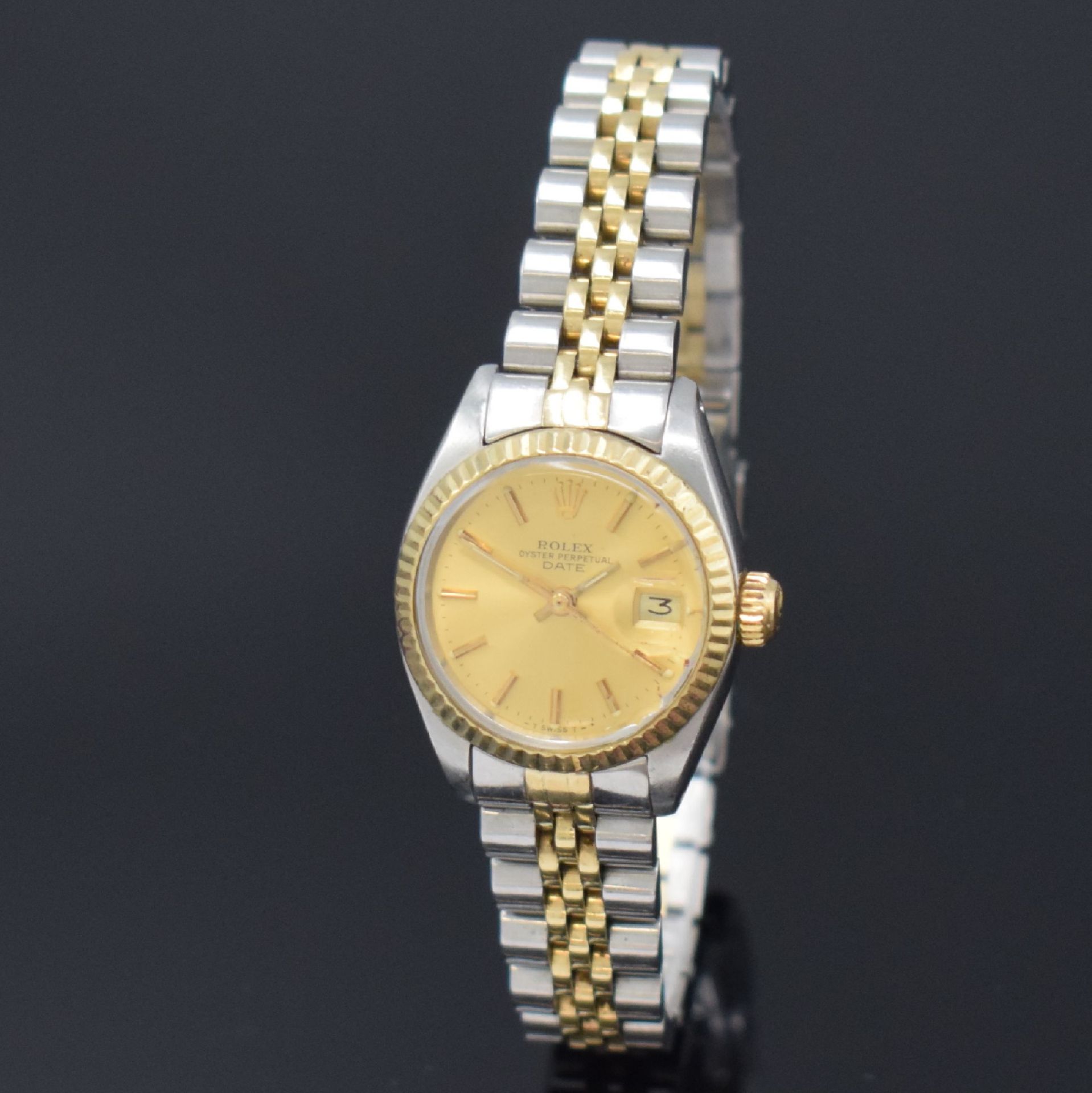 ROLEX Damenarmbanduhr Oyster Perpetual Date Referenz 6917, - Bild 2 aus 6