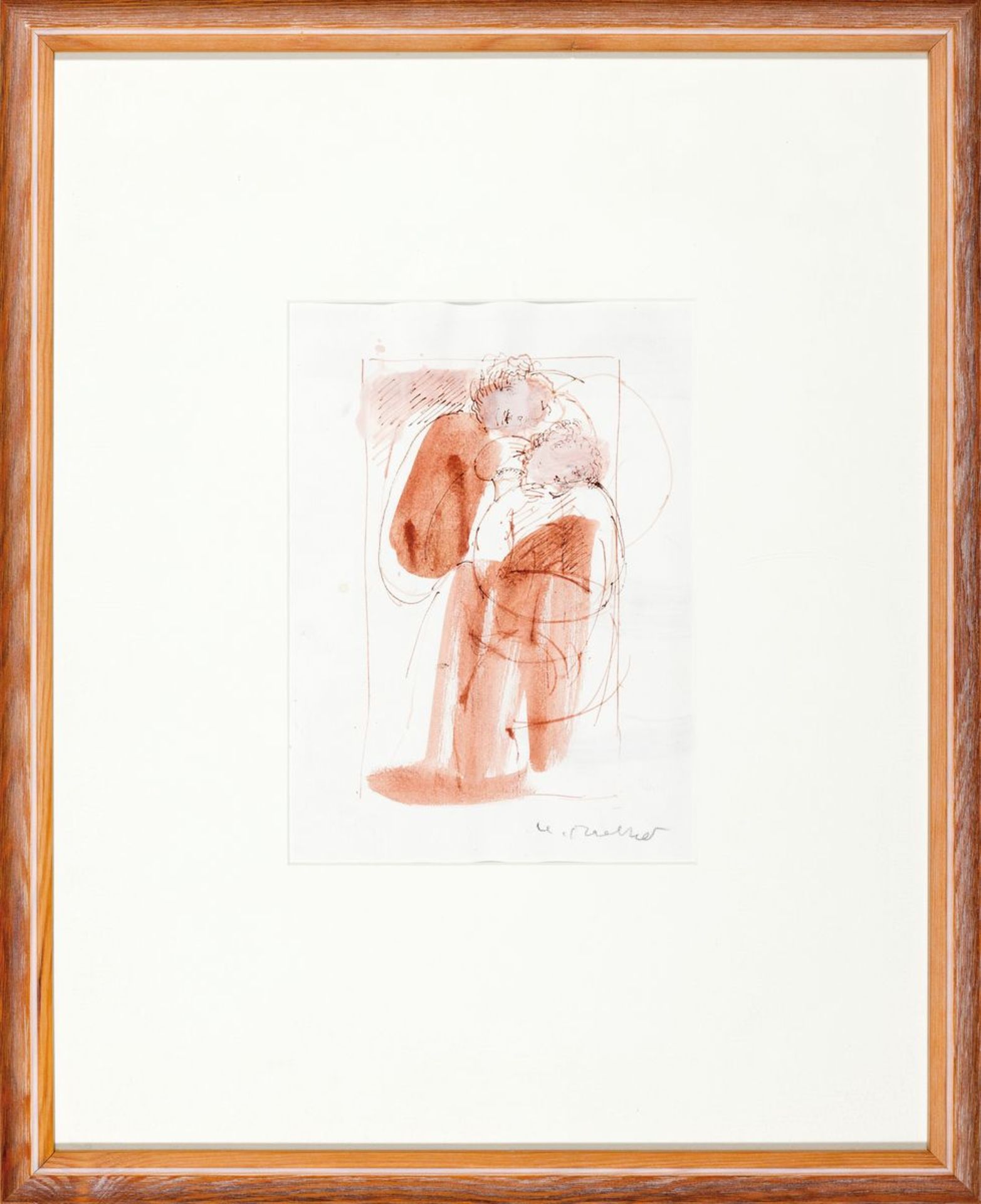 Christiane Maether, geb. 1941, 2 aquarellierte - Bild 3 aus 6