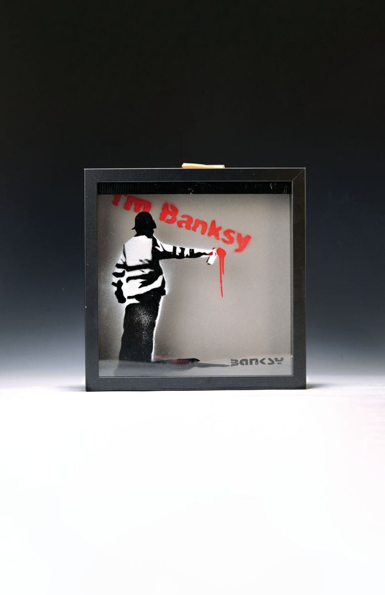 Banksy, Dismal Shadow Box von 2015, Objektkasten,