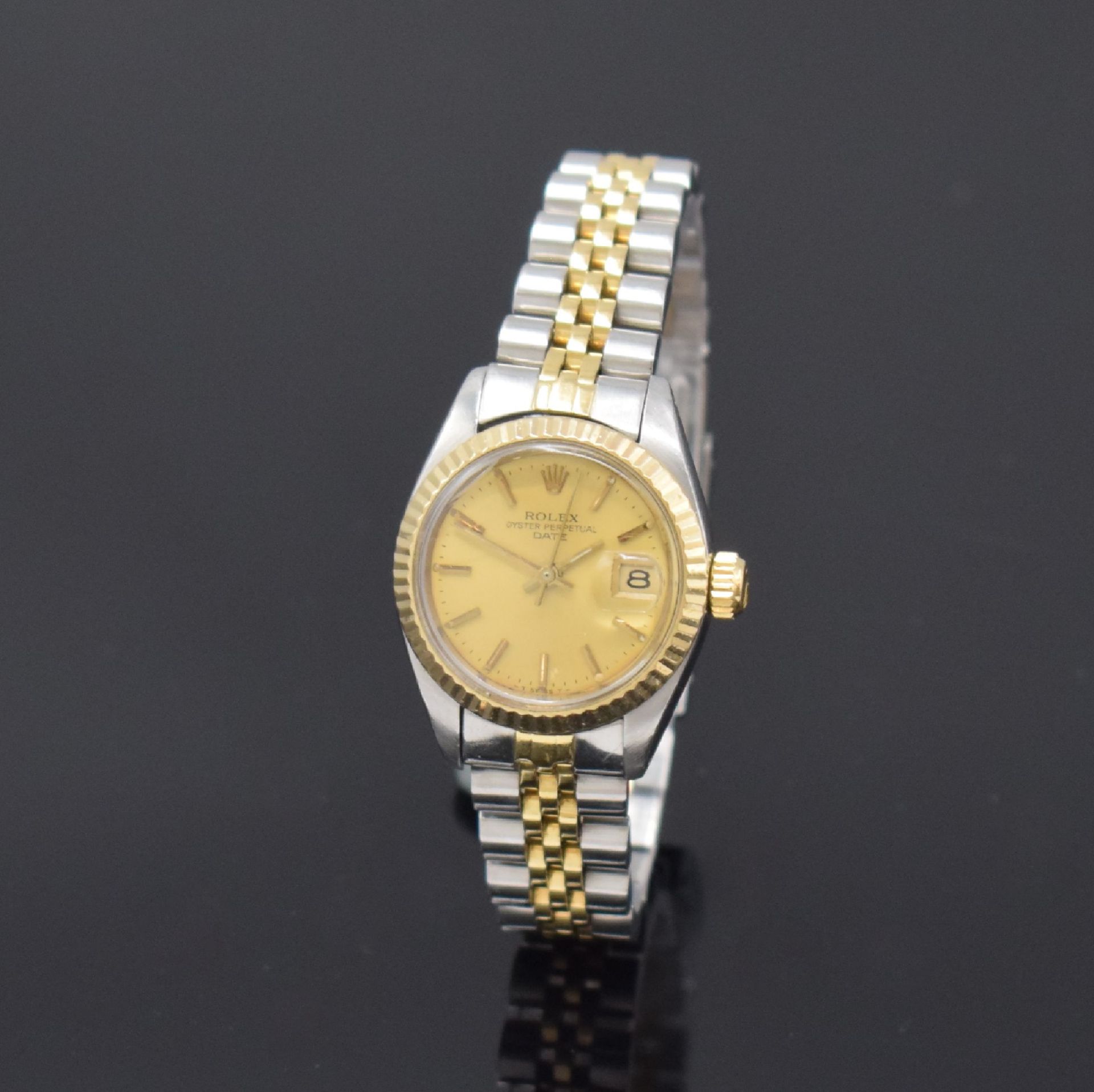 ROLEX Date Damenarmbanduhr in Stahl/Gold Referenz 6917,