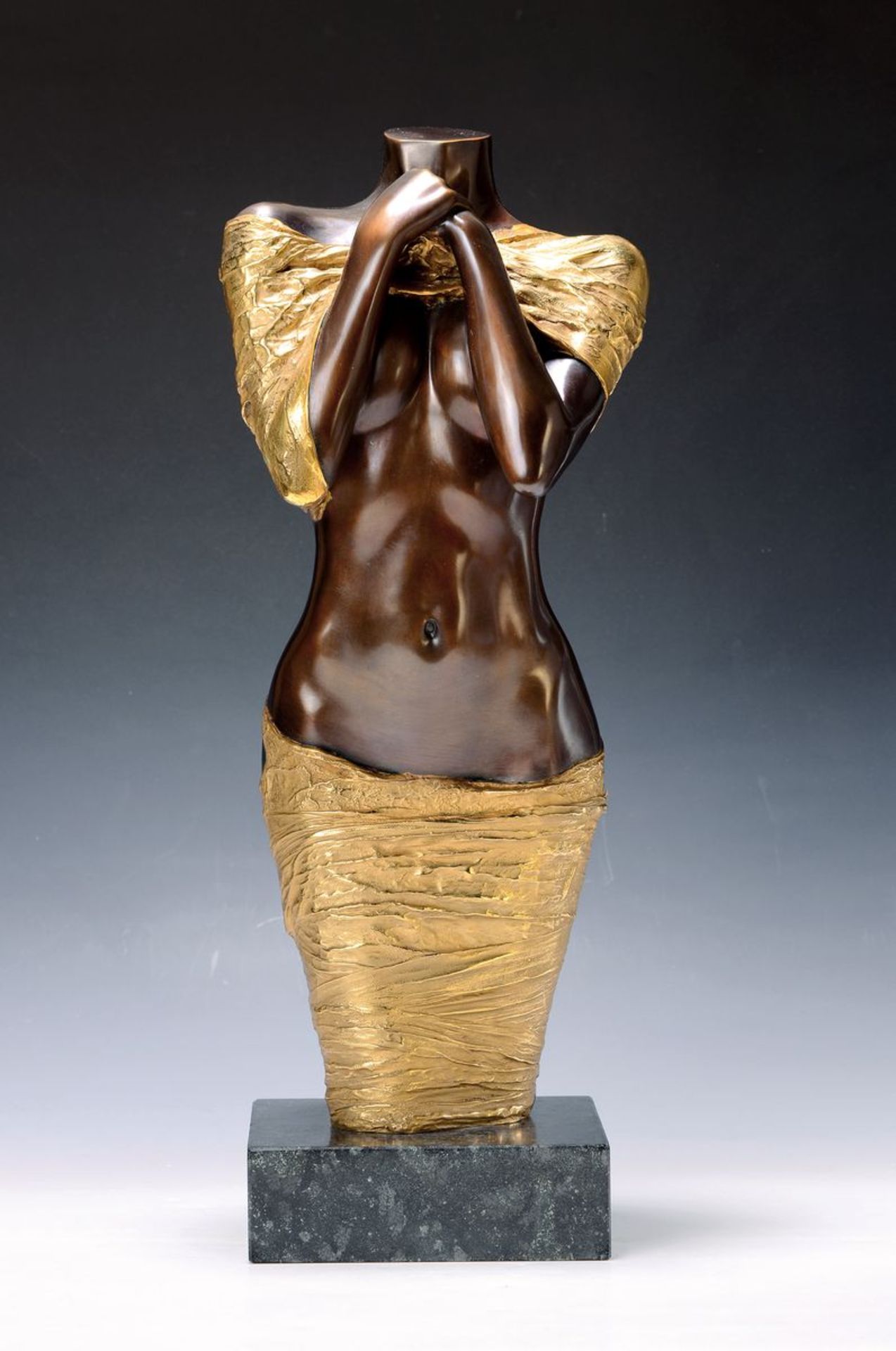 Willi Kissmer, 1951-2018, Bronze-Skulptur, stehender