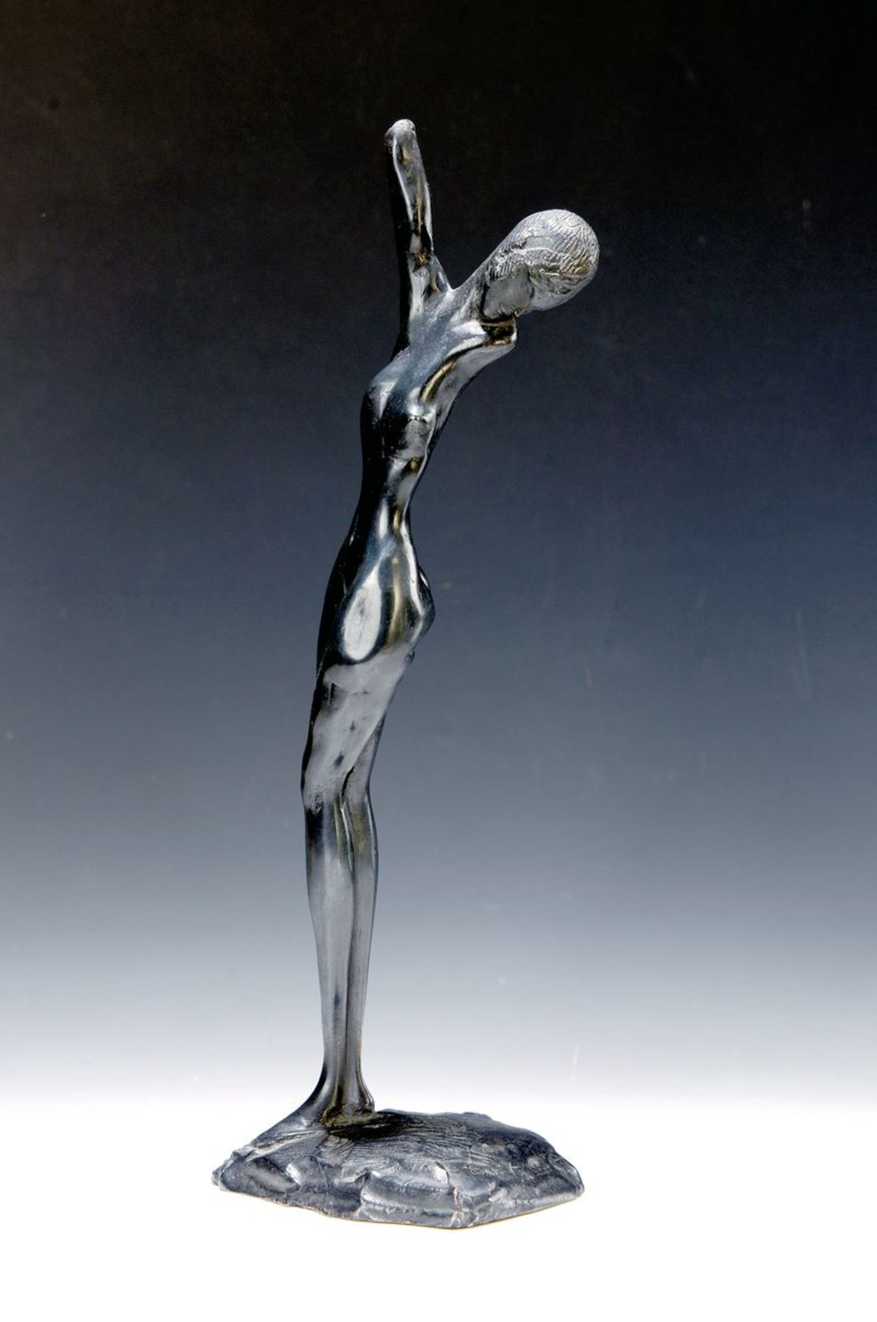 Ernst Fuchs, 1930-2015 Wien, Bronzeplastik, 'Daphne',