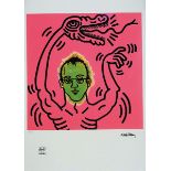 Nach Keith Haring (1958-1990), Lithographie,