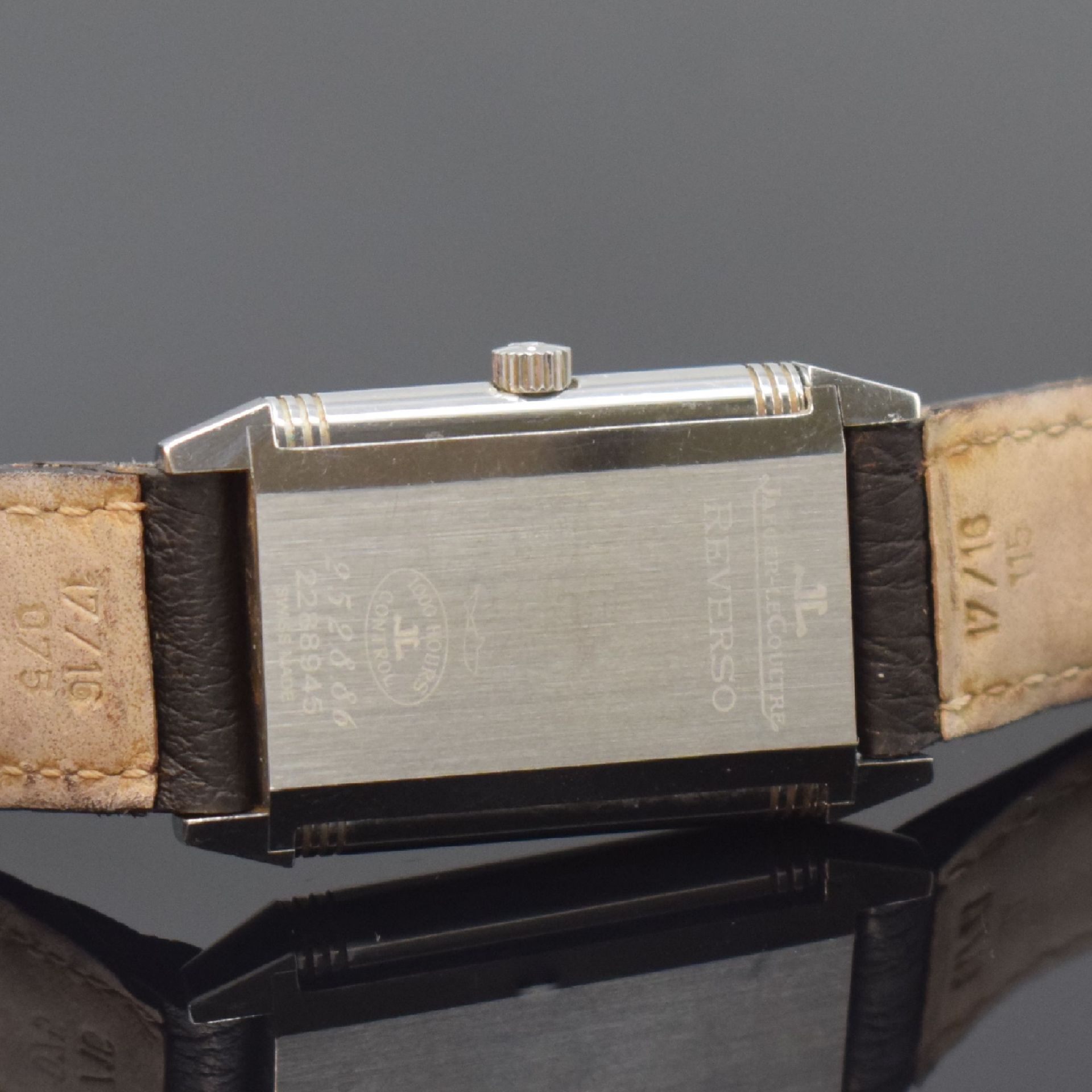 Jaeger-LeCoultre Reverso Classic Armbanduhr in Stahl - Image 7 of 7