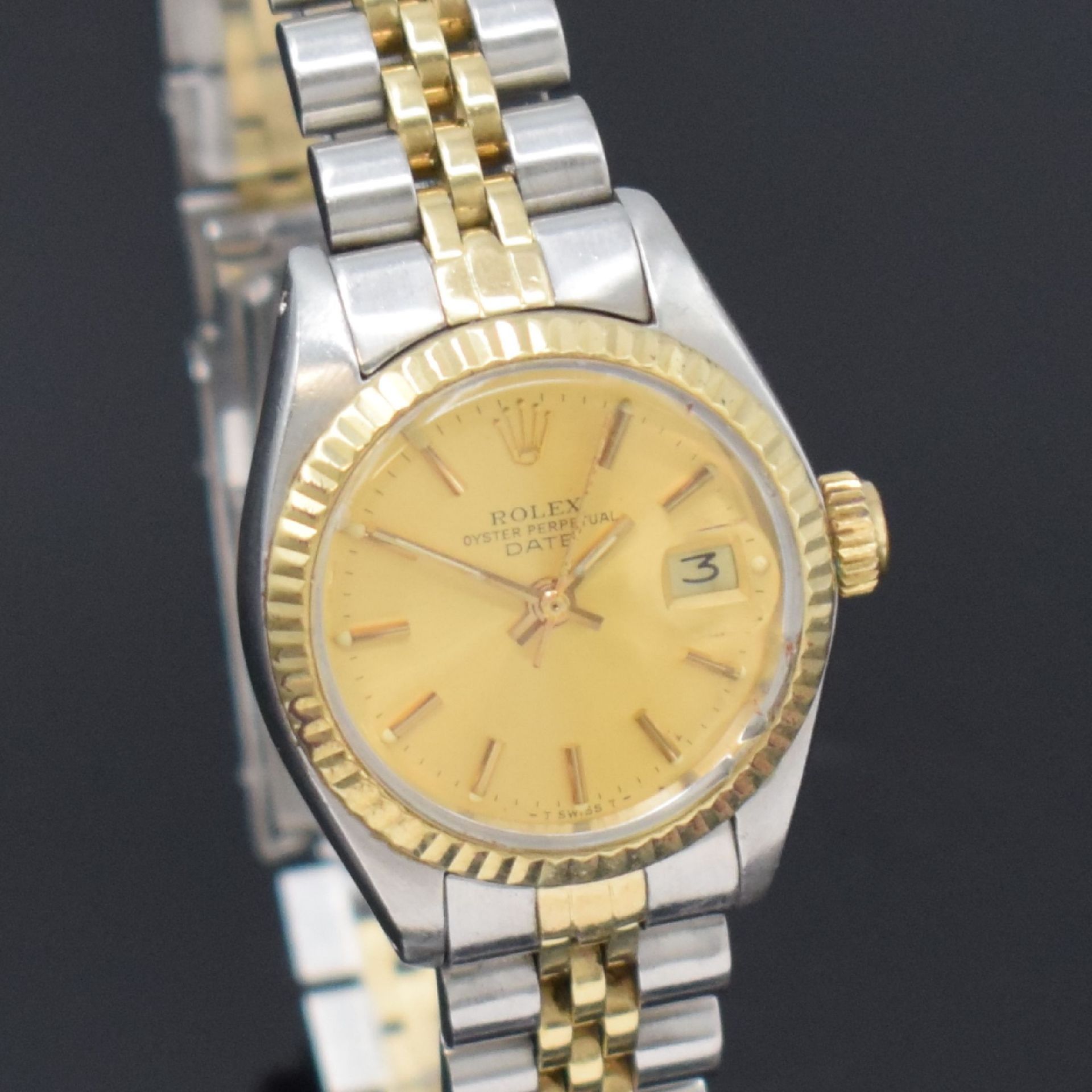 ROLEX Damenarmbanduhr Oyster Perpetual Date Referenz 6917, - Bild 5 aus 6