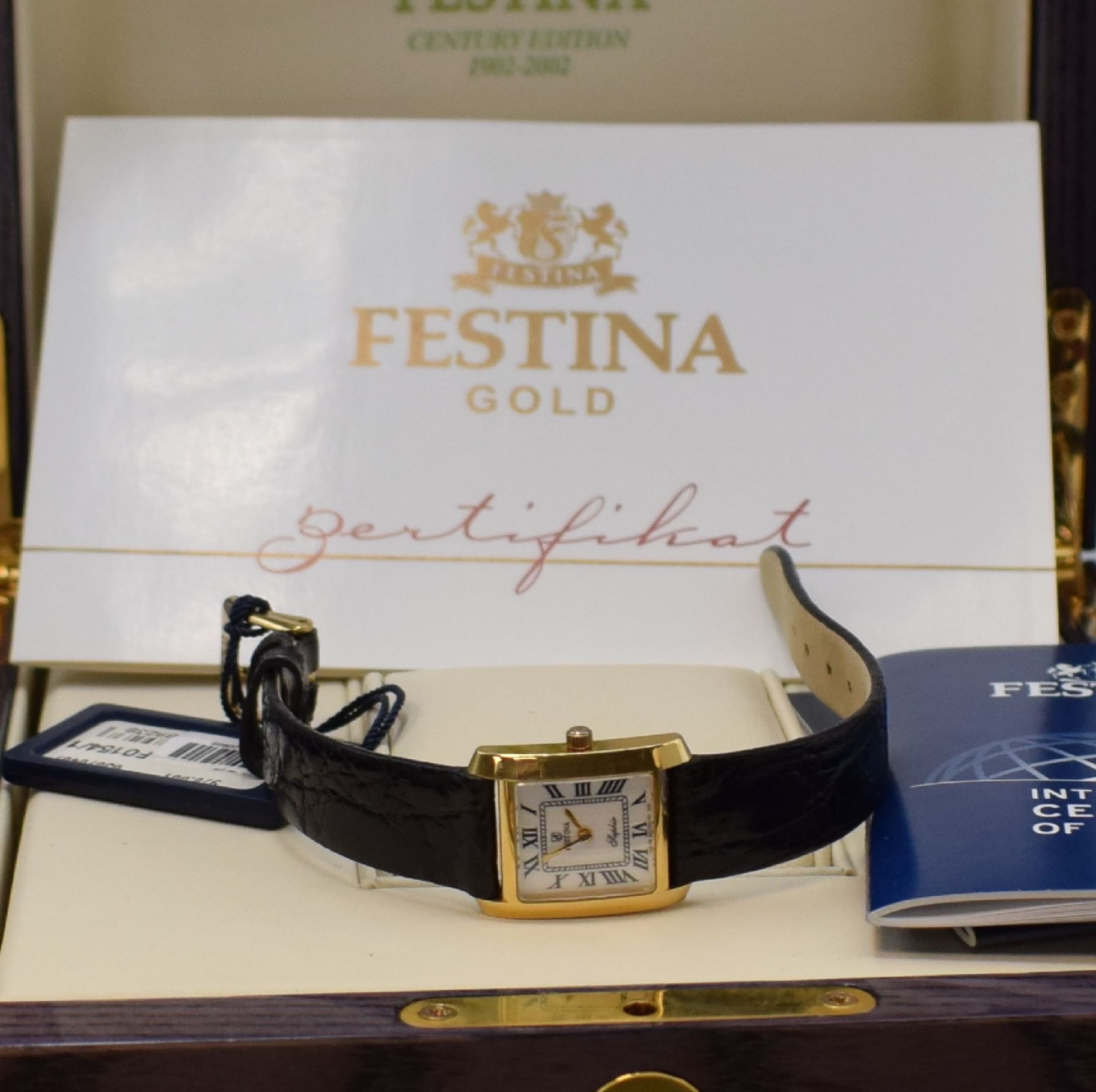 FESTINA Damenarmbanduhr in GG 750/000, Schweiz um 2015, - Bild 7 aus 7