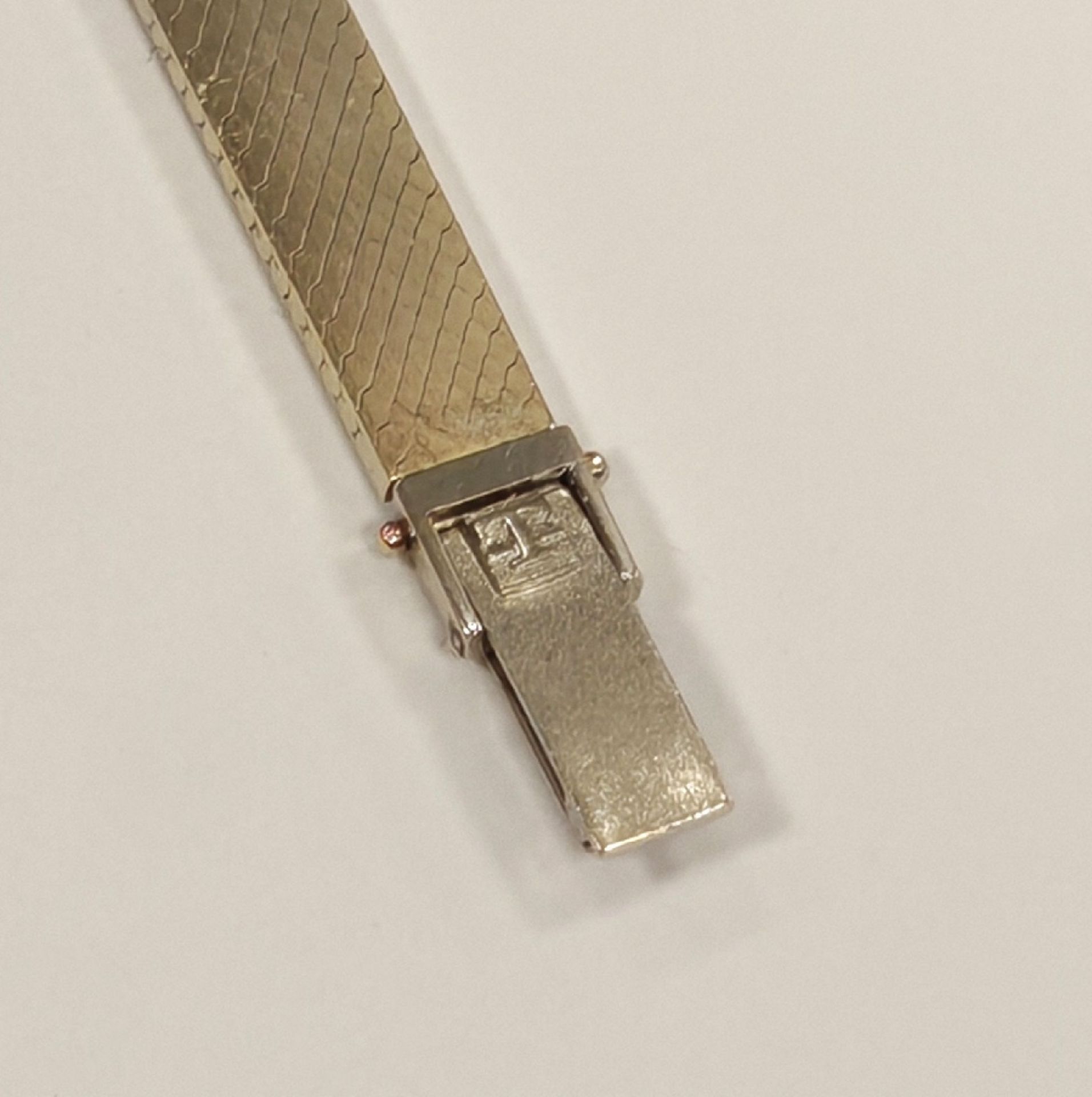 TISSOT Damenarmbanduhr in WG 585/000, Handaufzug, Schweiz - Bild 4 aus 7