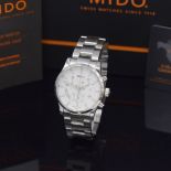 MIDO Multifort Armbandchronograph in Stahl, Schweiz verk.