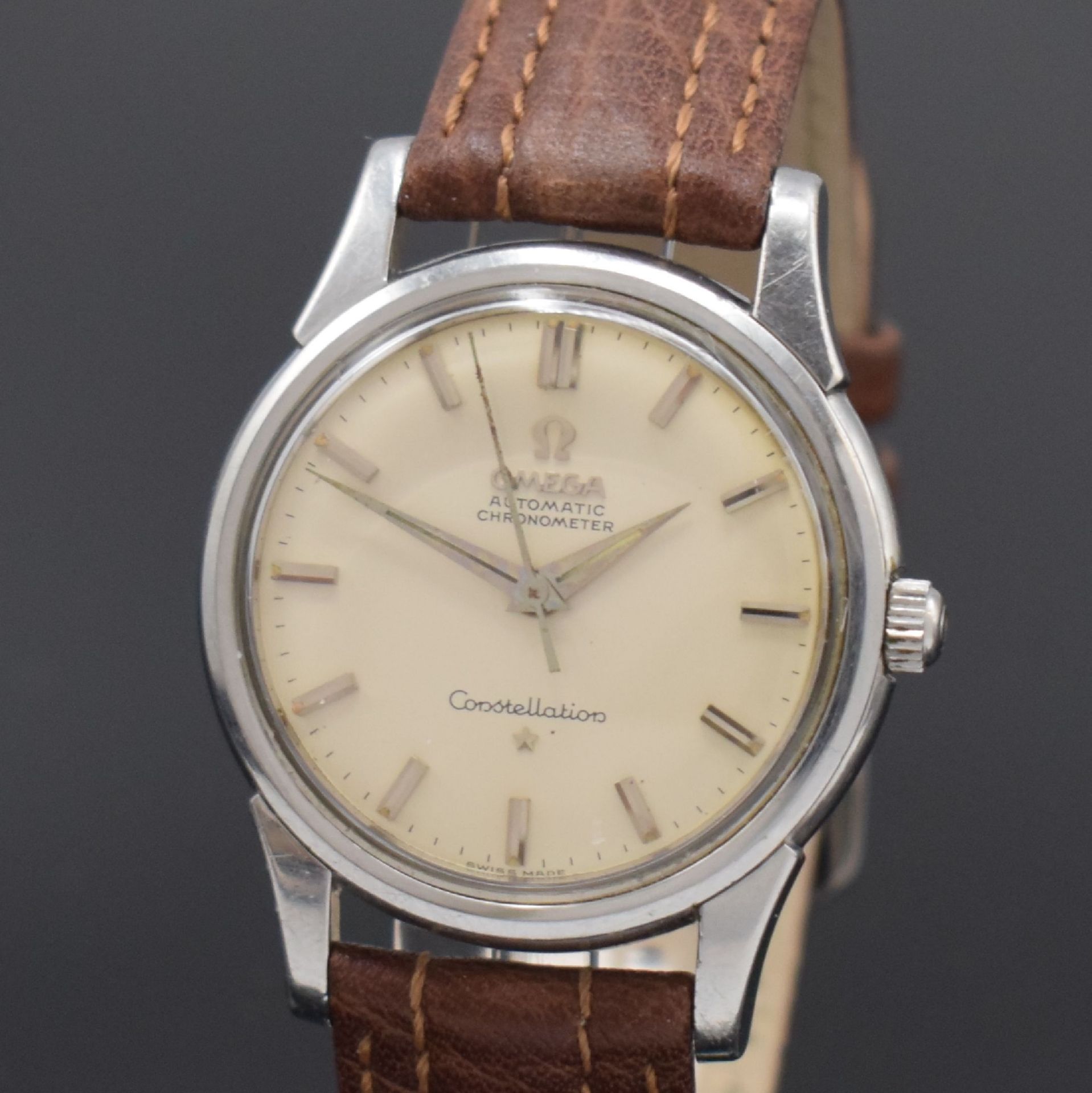 OMEGA Constellation Armbandchronometer in Stahl Referenz - Image 2 of 7