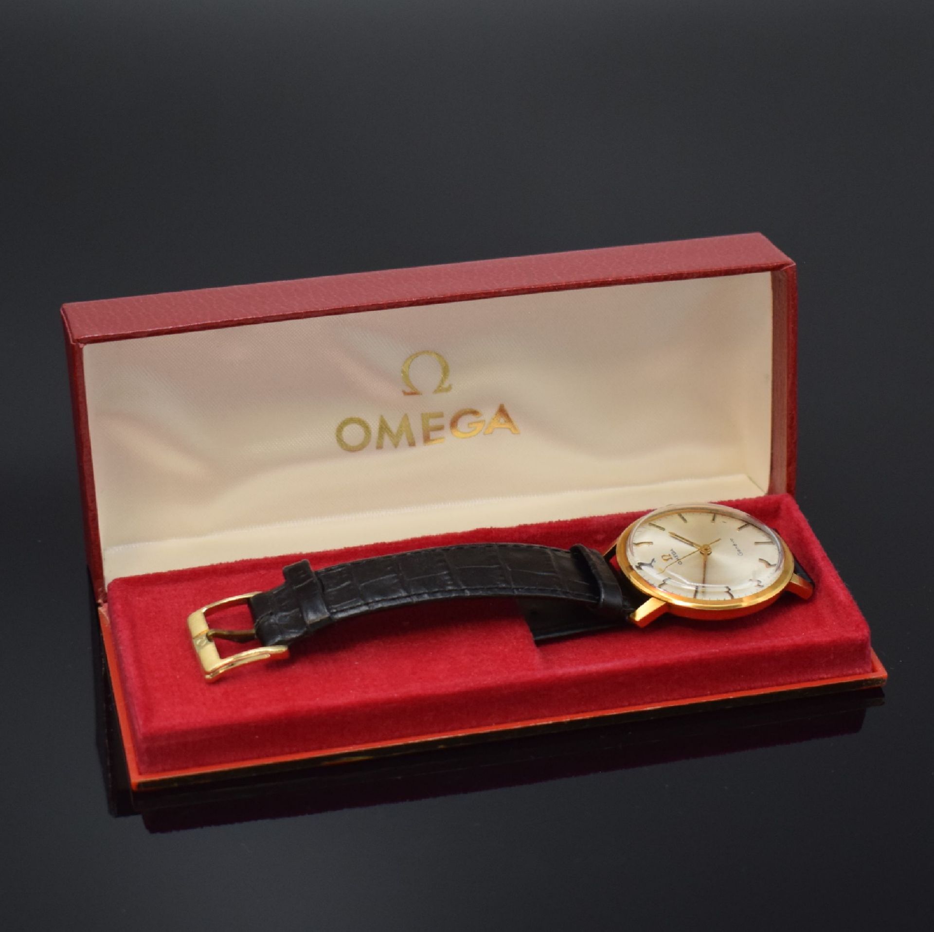 OMEGA Geneve Herrenarmbanduhr in GG 585/000 Referenz - Bild 8 aus 8