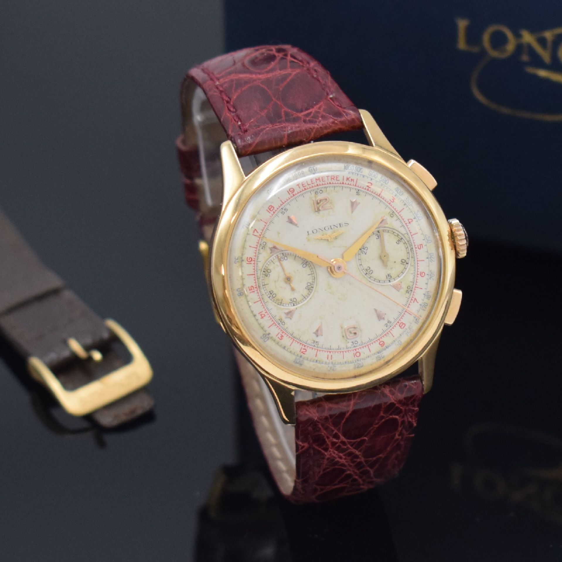 LONGINES 30CH großer Flyback- Schaltradchronograph in - Bild 5 aus 11