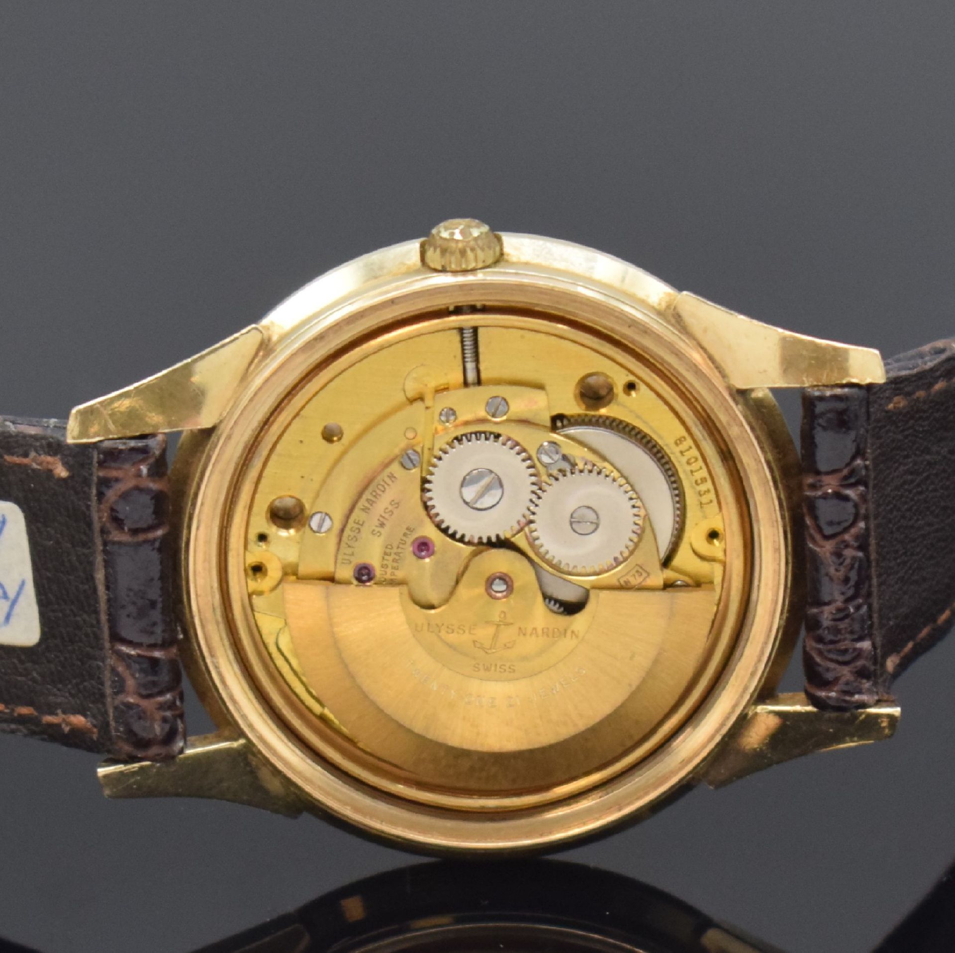 ULYSSE NARDIN Chronometer Herrenarmbanduhr in GG 585/000, - Image 5 of 7