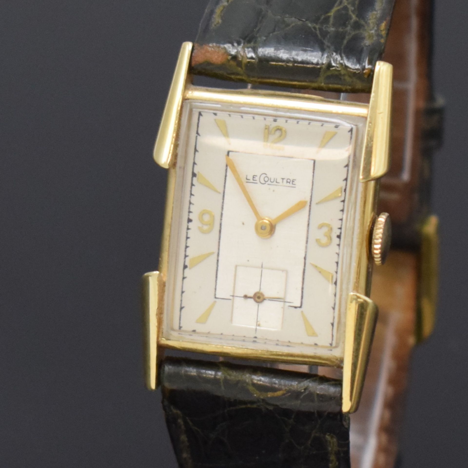 LeCoultre Armbanduhr in GG 585/000, Schweiz/USA Ende - Image 2 of 8