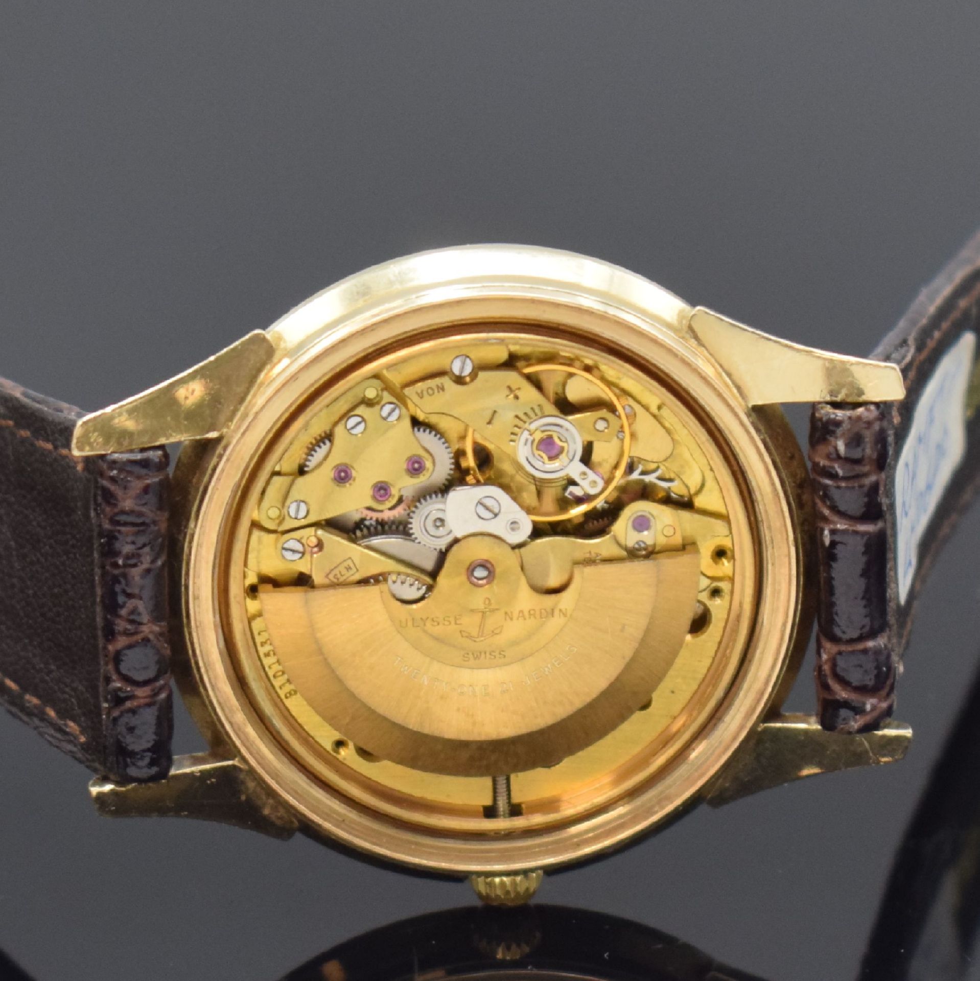 ULYSSE NARDIN Chronometer Herrenarmbanduhr in GG 585/000, - Image 6 of 7