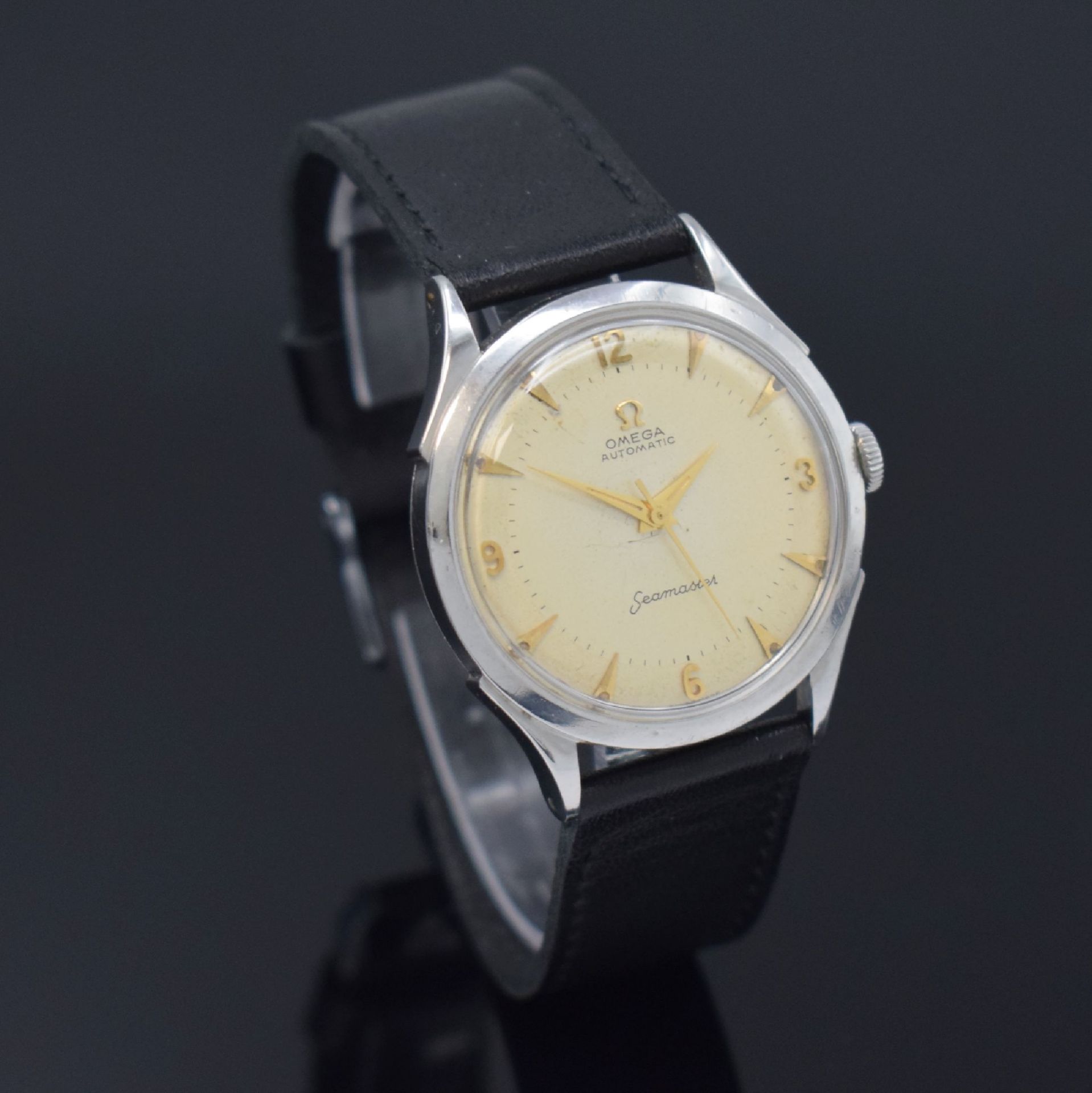 OMEGA Seamaster Herrenarmbanduhr in Stahl Referenz 2438-3, - Image 3 of 6