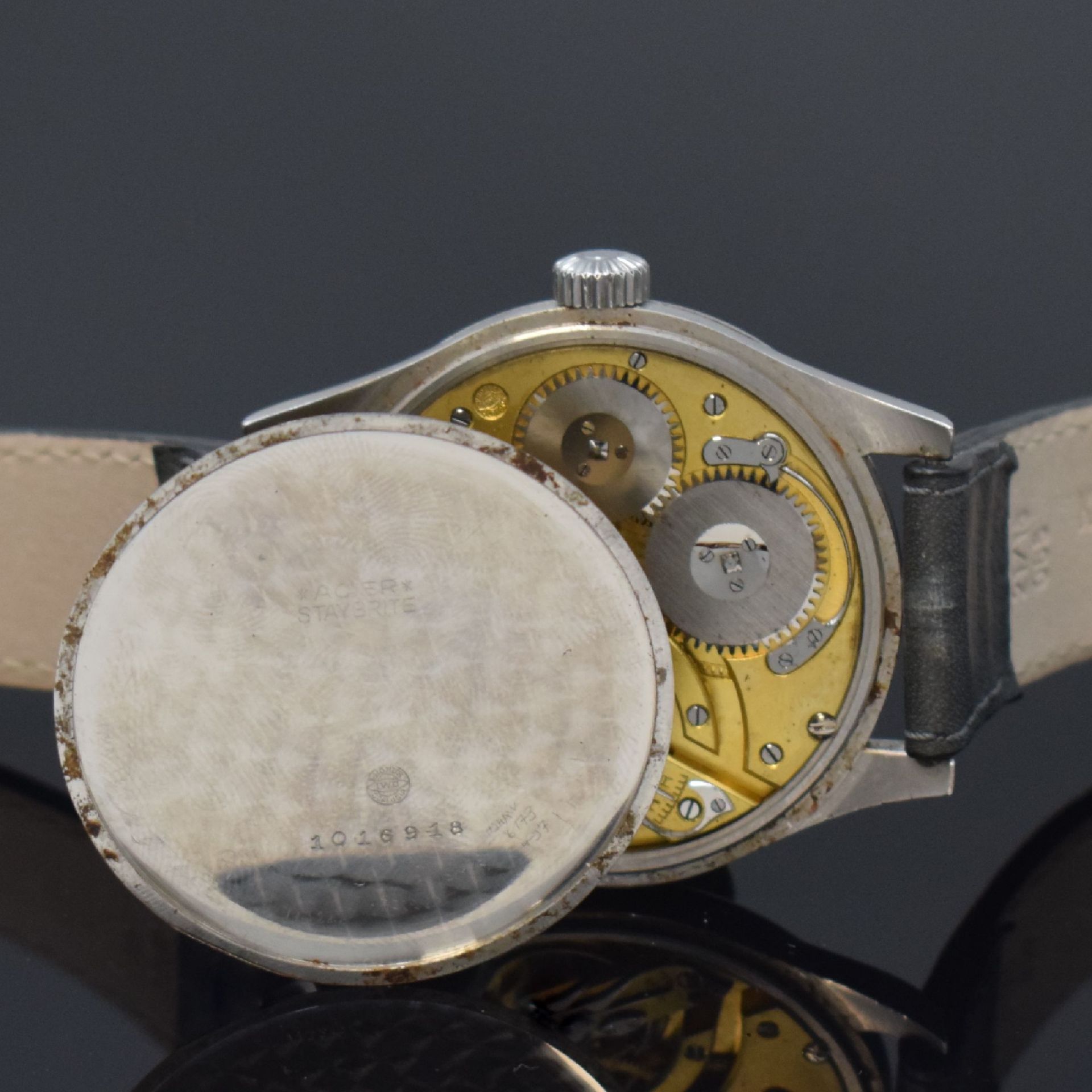 IWC sehr seltene große Herrenarmbanduhr sogenannte - Image 7 of 7