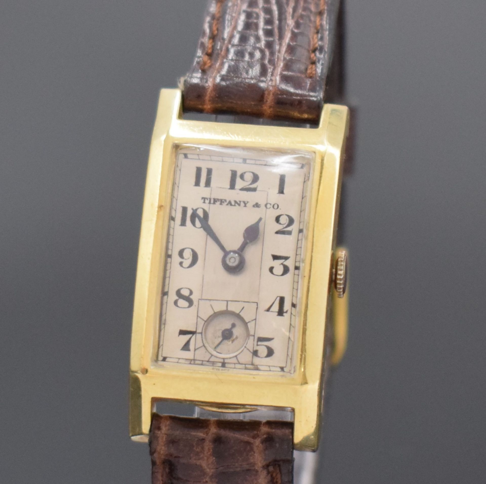 MARVIN rechteckige Armbanduhr in GG 585/000,  Schweiz / - Bild 2 aus 5