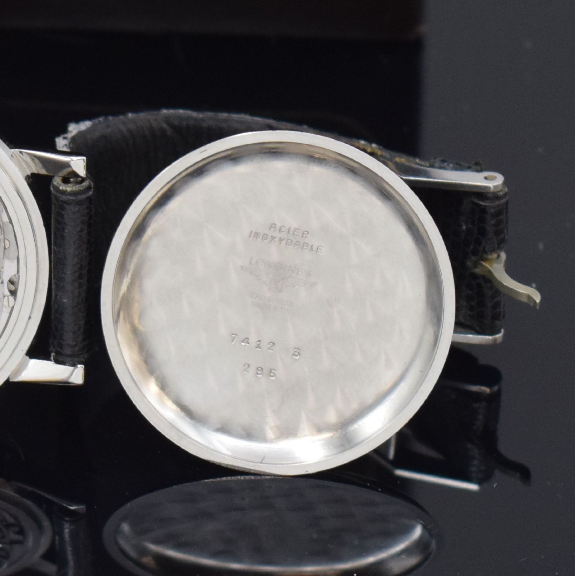 LONGINES Flyback-Schaltradchronograph Referenz 7412, - Image 7 of 8