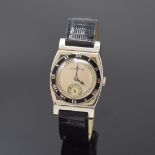 HAMILTON Piping Rock seltene Art-Deco Armbanduhr in WG