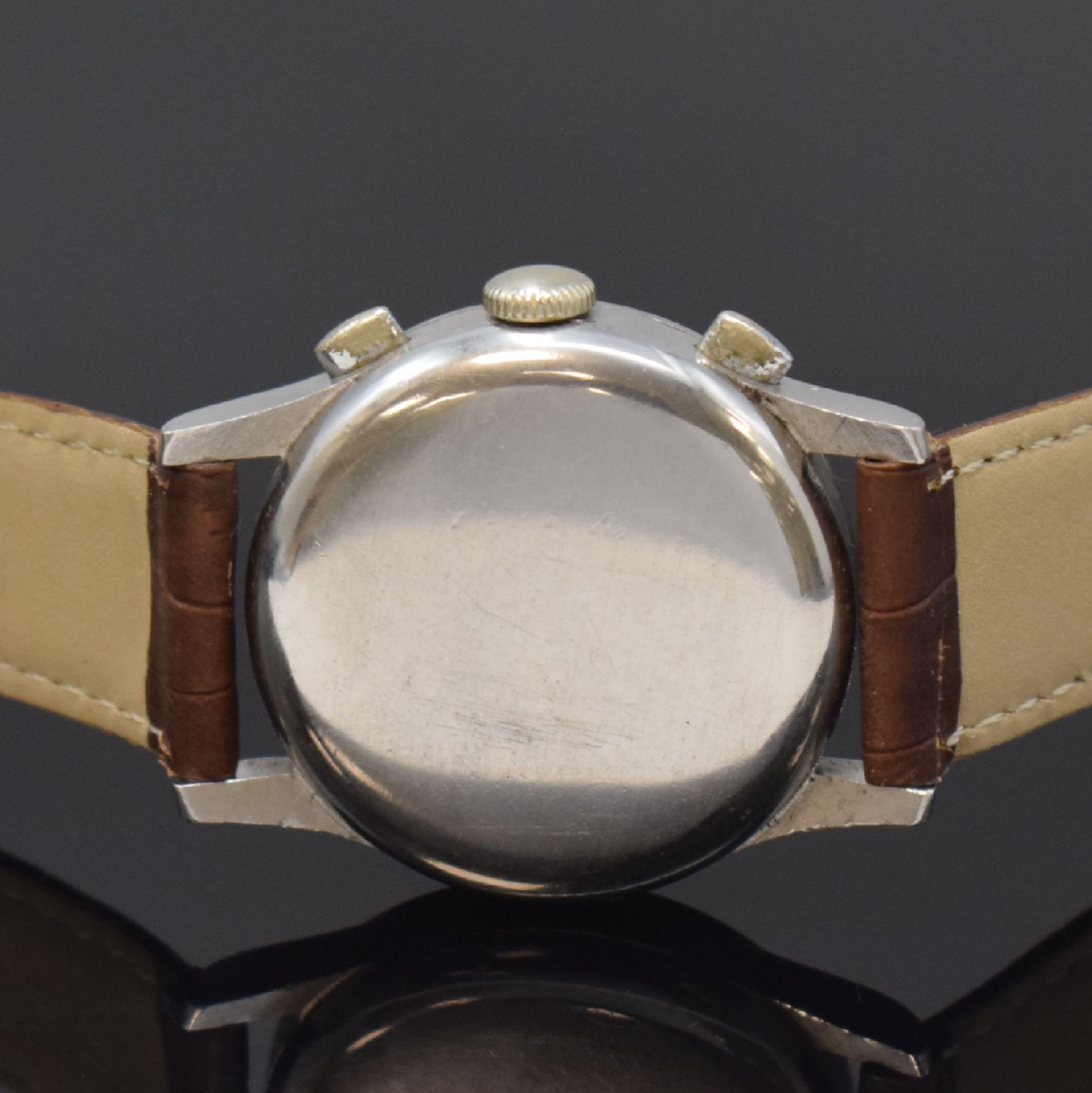 MINERVA Kaliber 13-20 Herrenarmbanduhr mit Chronograph in - Image 4 of 6