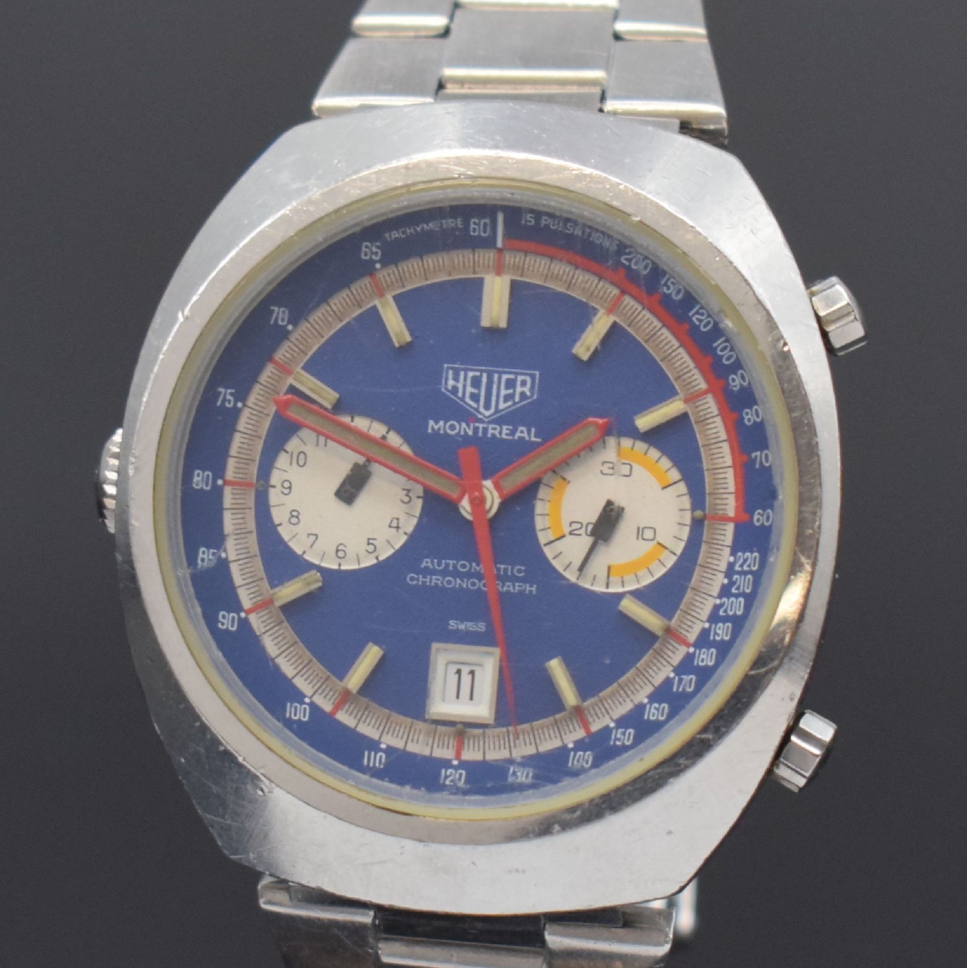 HEUER LEONIDAS S.A. Armbandchronograph Modell MONTREAL - Bild 2 aus 7