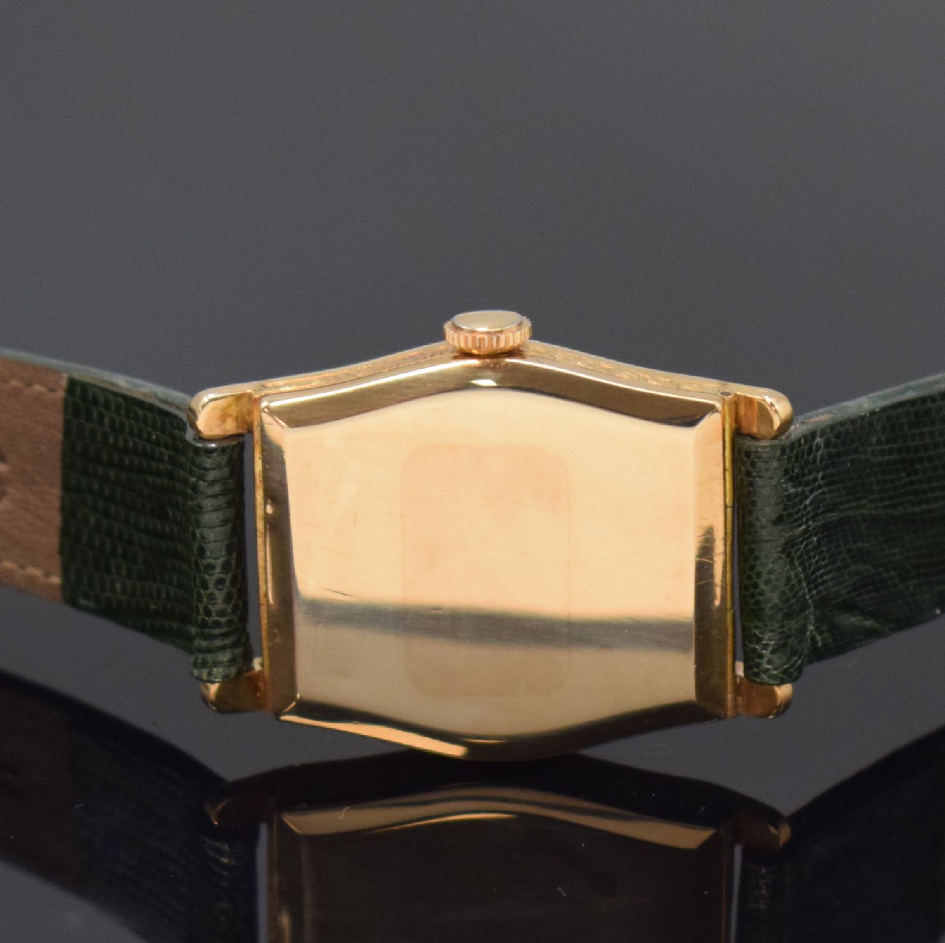 OMEGA frühe Armbanduhr in GG 585/000,  Schweiz um 1925, - Bild 3 aus 6