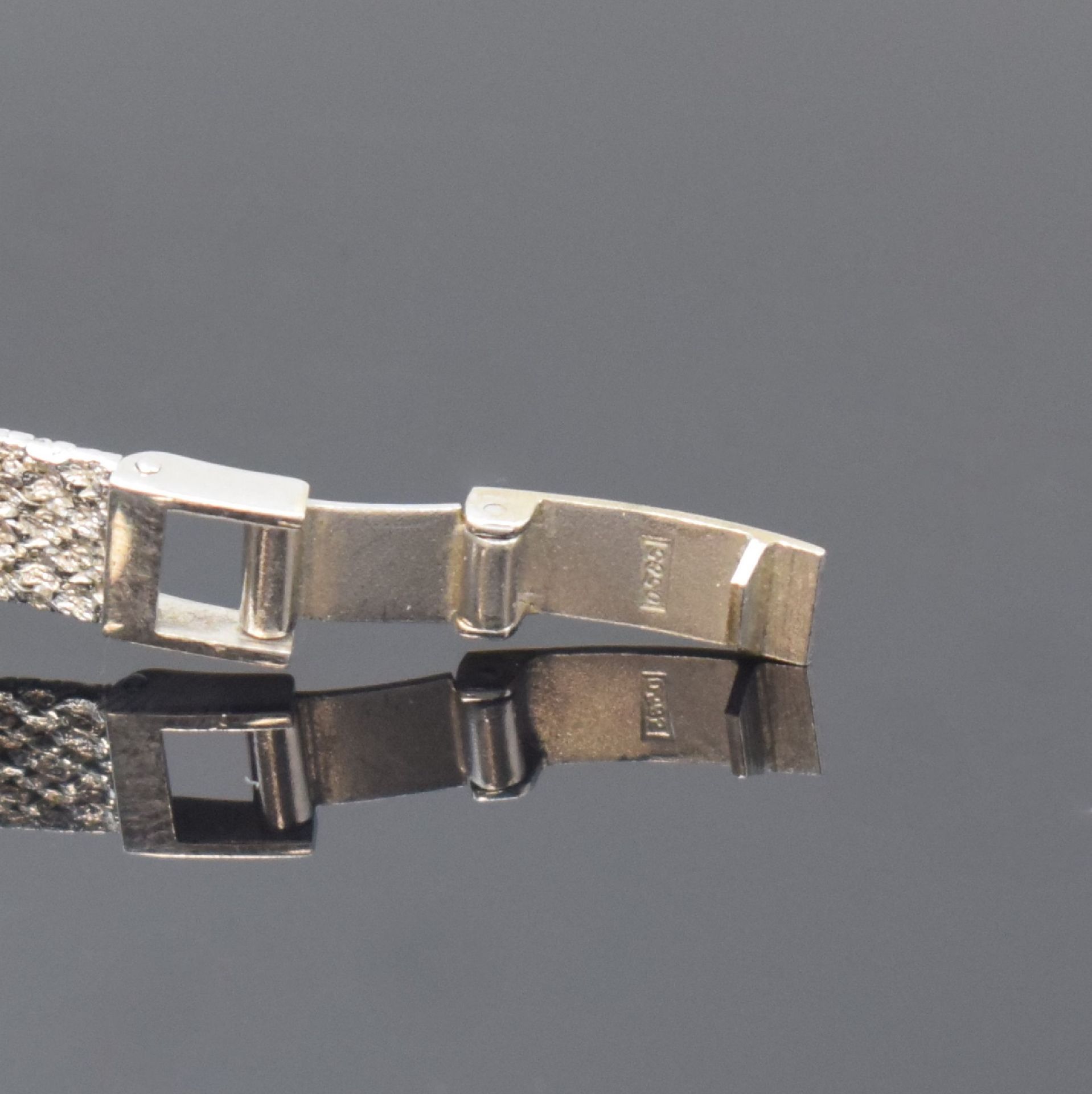 BISCHOFF Damenarmbanduhr in WG 585/000 mit Diamanten und - Image 4 of 5