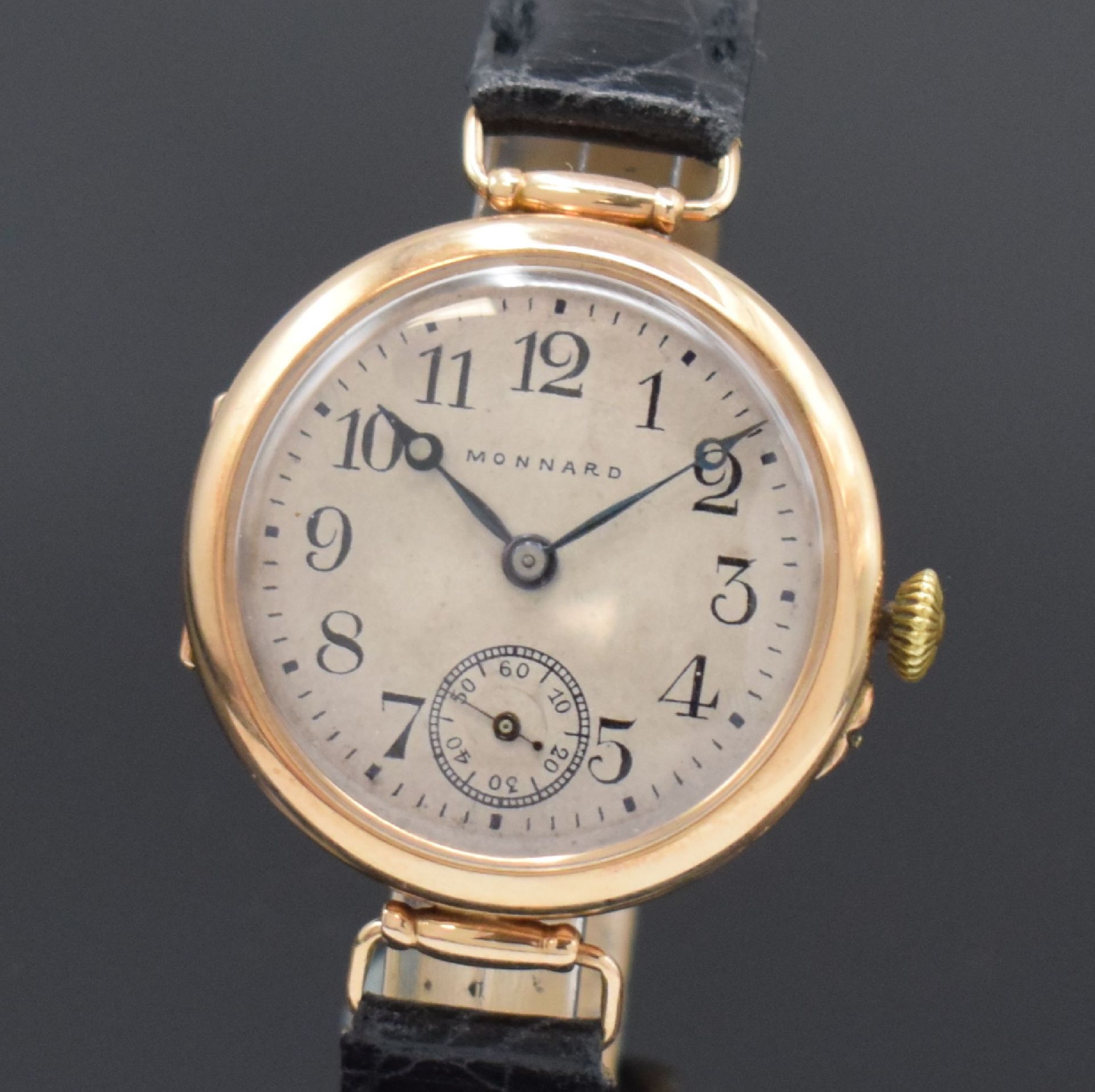MONNARD frühe Armbanduhr in RG 583/000, Schweiz für den - Image 2 of 6