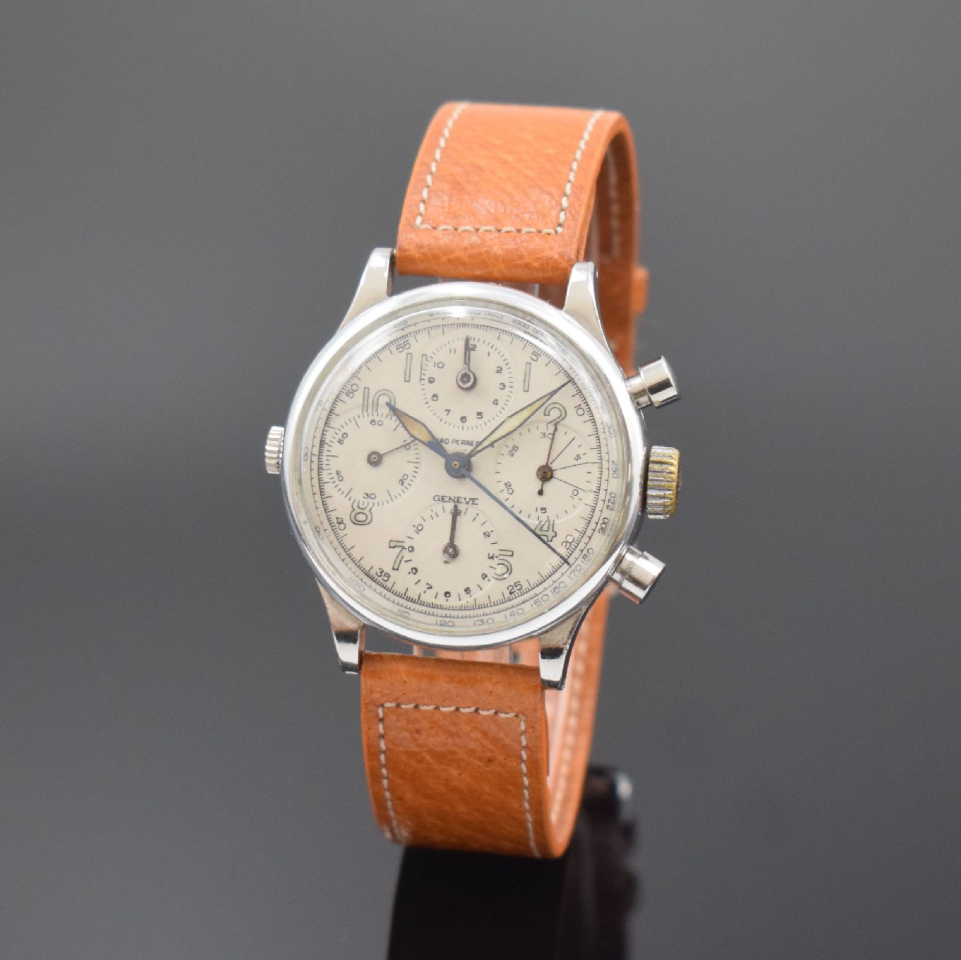 GIRARD PERREGAUX Herrenarmbanduhr mit Chronograph in