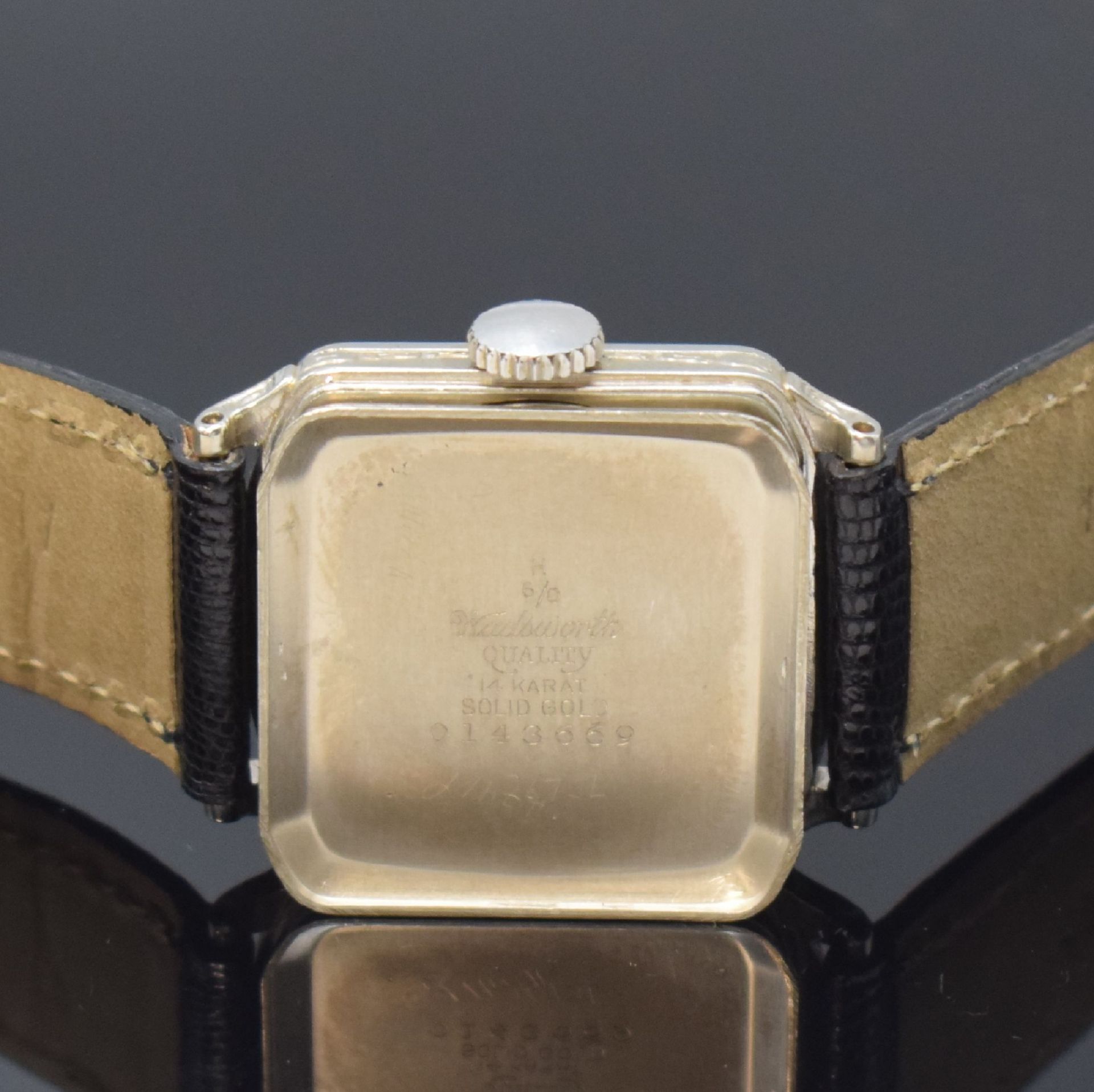 HAMILTON Armbanduhr in 14k Weißgold,  USA um 1930, - Bild 6 aus 6
