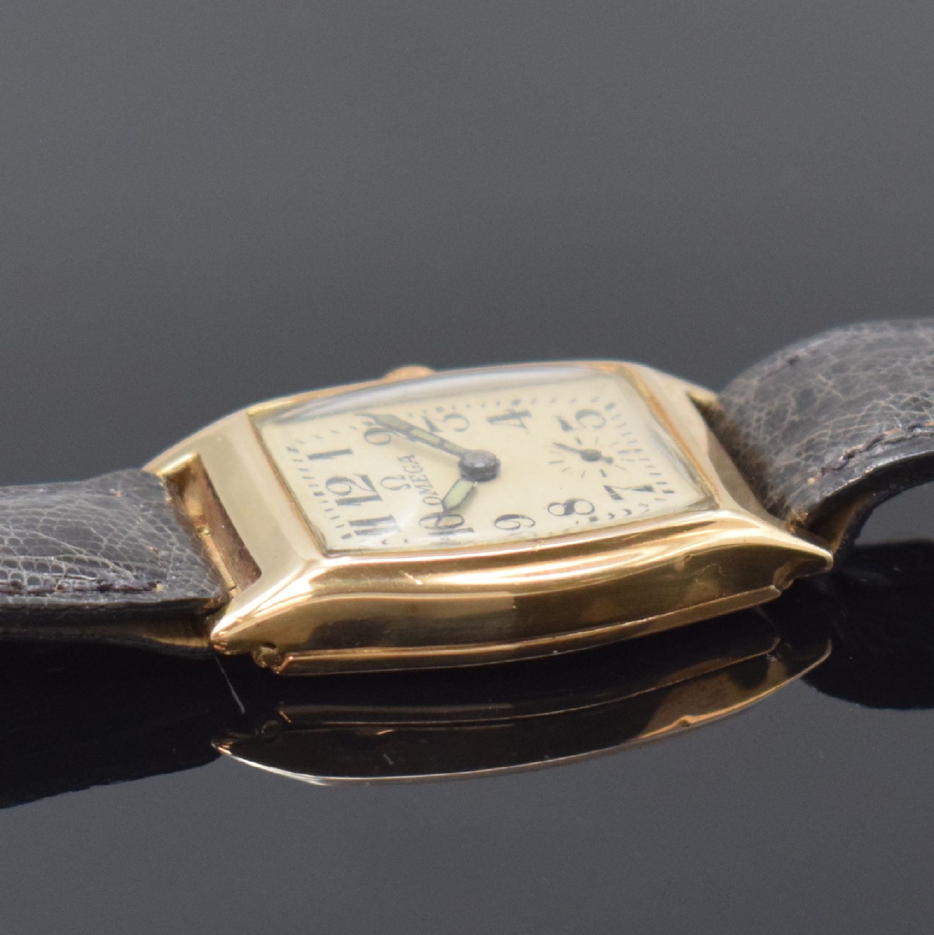 OMEGA Armbanduhr in Rotgold 9k, Schweiz / USA um 1938, - Image 4 of 7