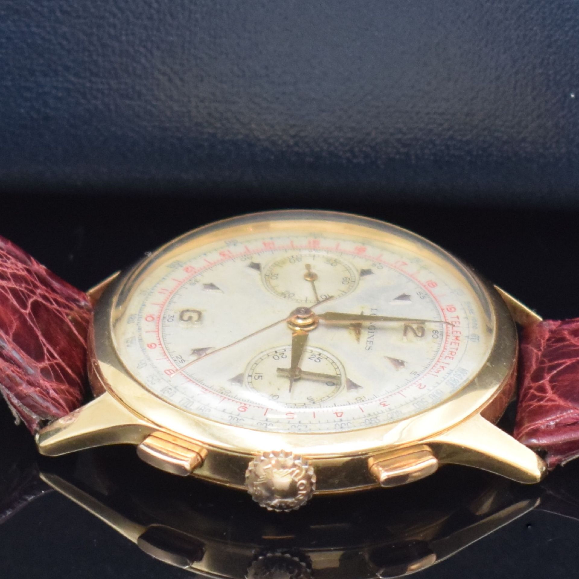 LONGINES 30CH großer Flyback- Schaltradchronograph in - Bild 10 aus 11