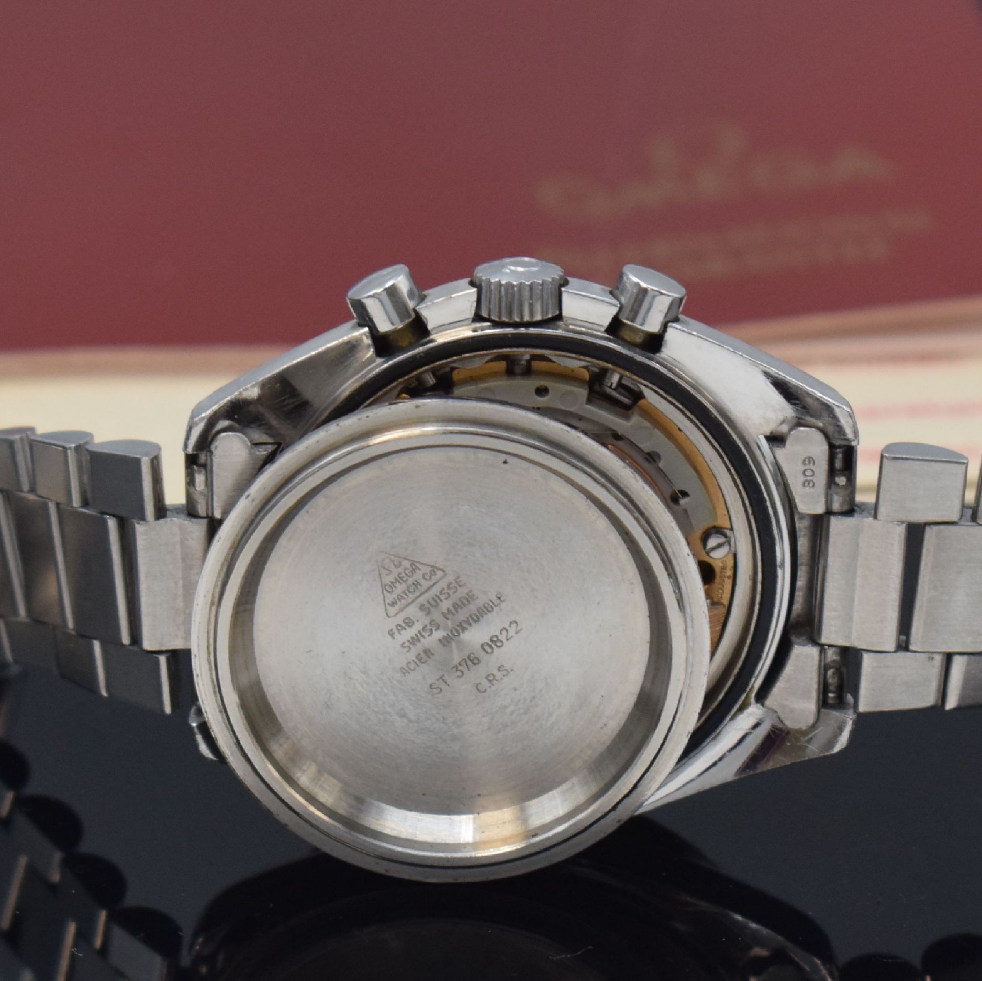 OMEGA extrem seltener Armbandchronograph Speedmaster sog. - Image 8 of 8