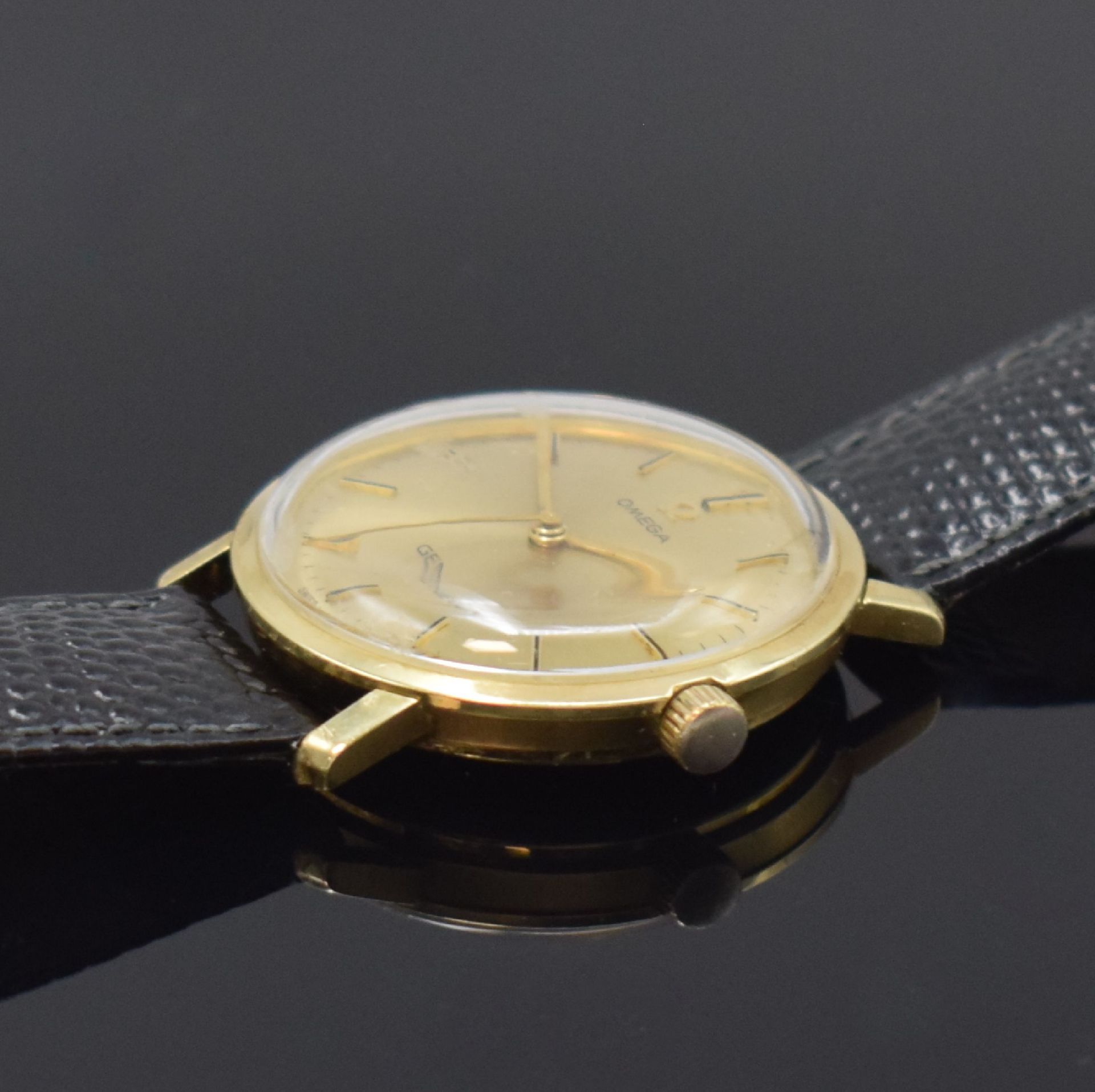 OMEGA Geneve Armbanduhr in GG 585/000,  Schweiz um 1970, - Bild 3 aus 6