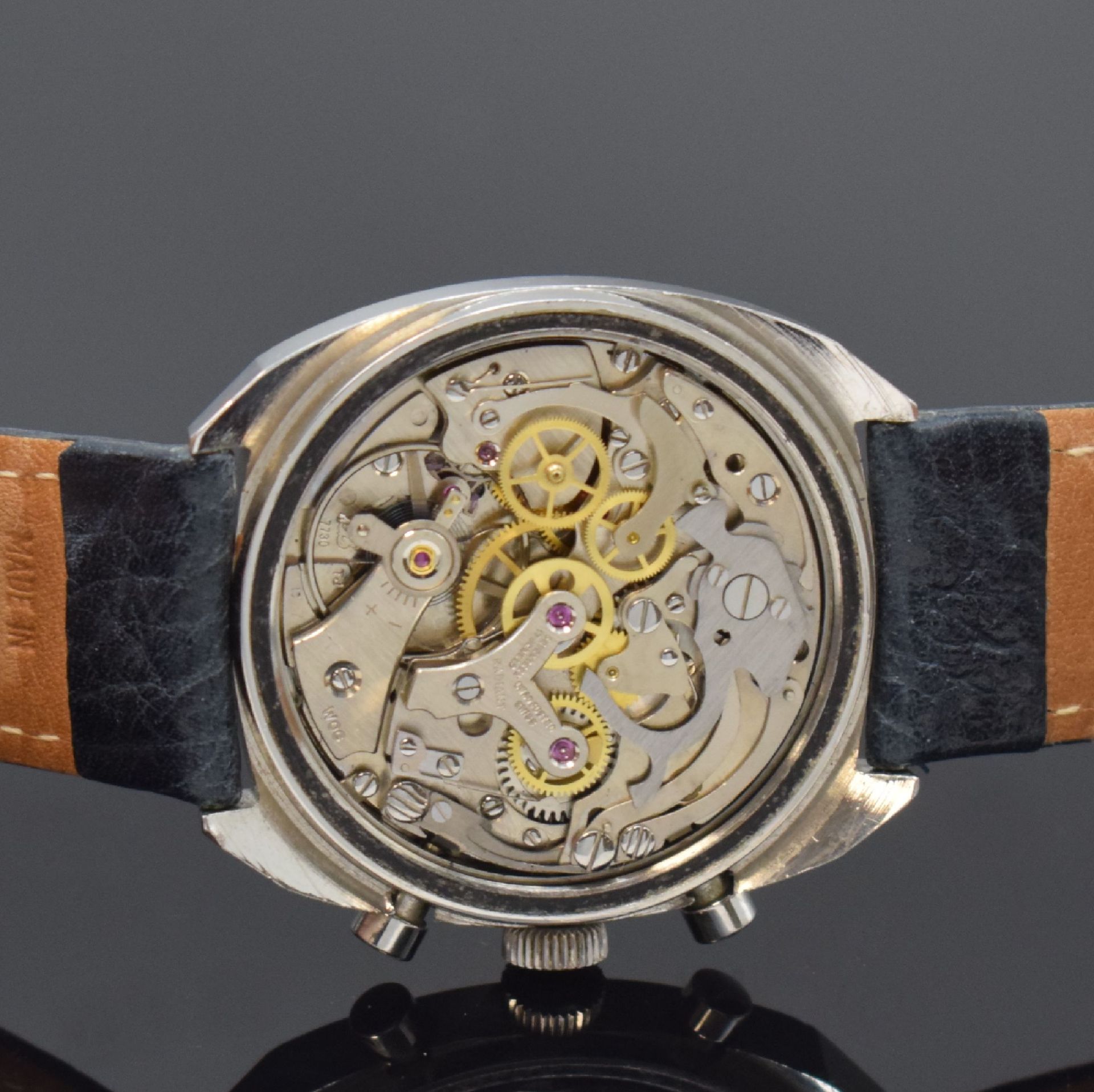 RADIANT Armbandchronograph,  Handaufzug, Schweiz um 1970, - Bild 5 aus 5