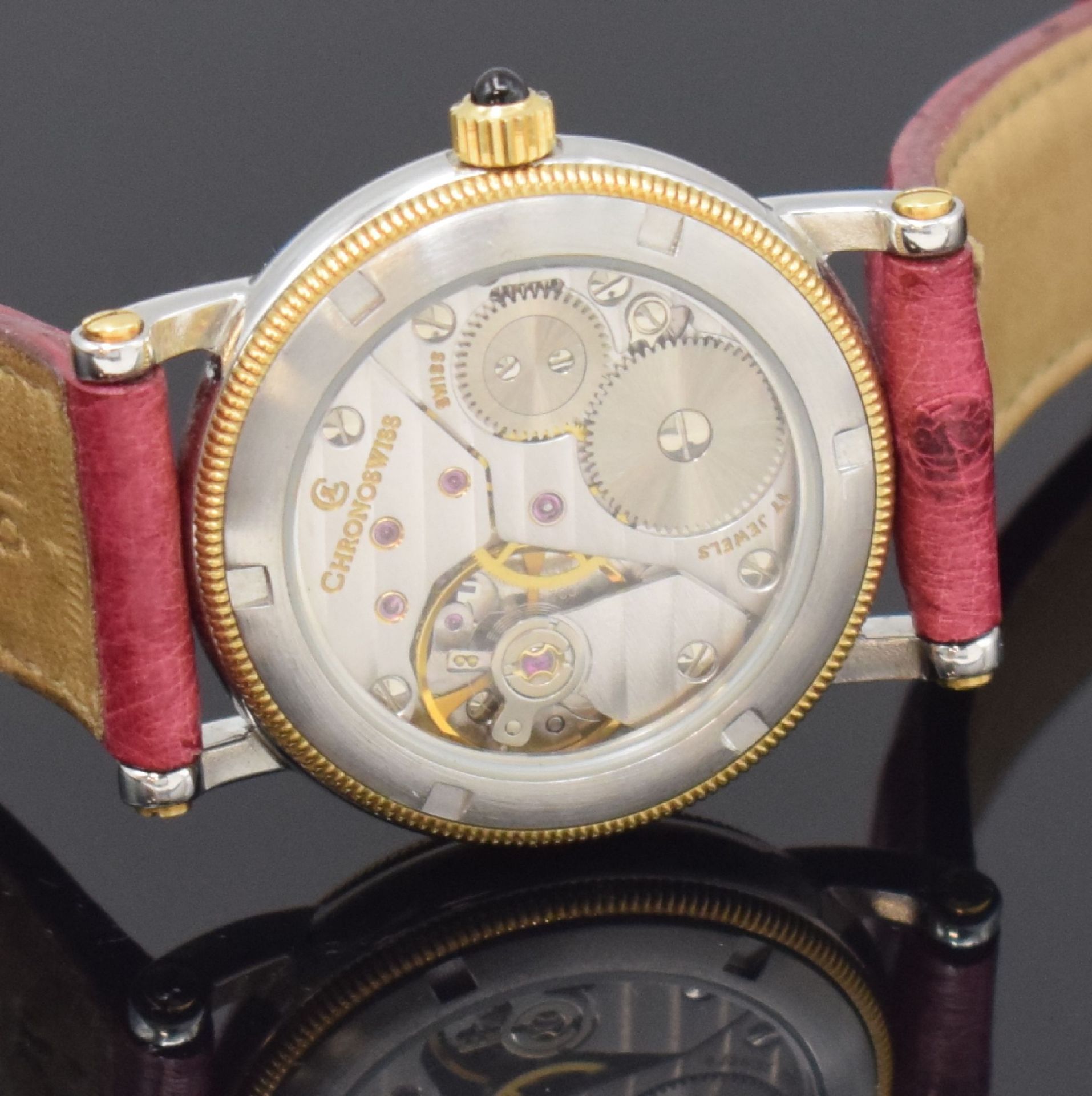 CHRONOSWISS Damenarmbanduhr Orea in Stahl/Gold Referenz - Image 5 of 6