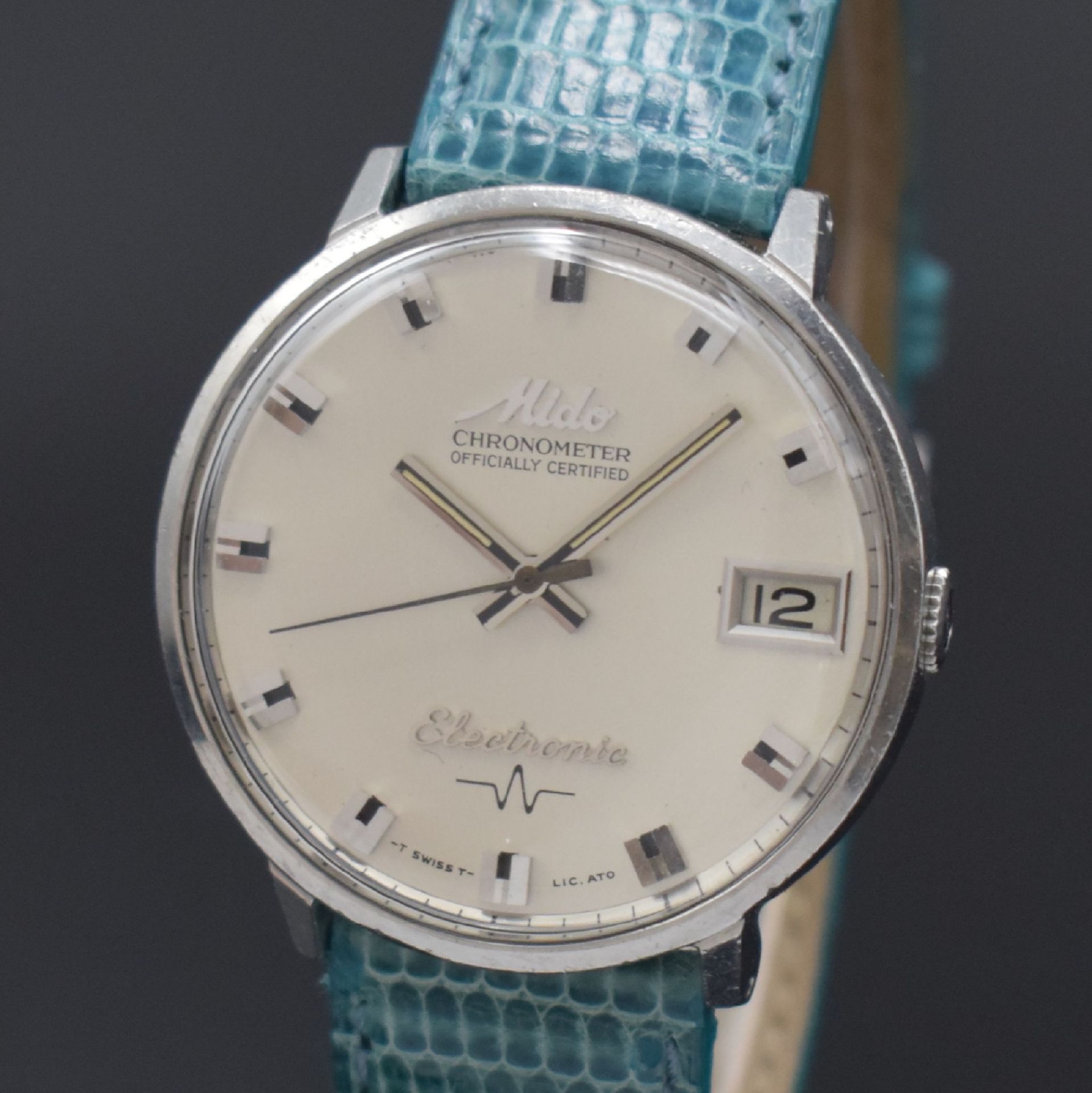 MIDO Chronometer Electronic seltene Herrenarmbanduhr in - Image 2 of 4