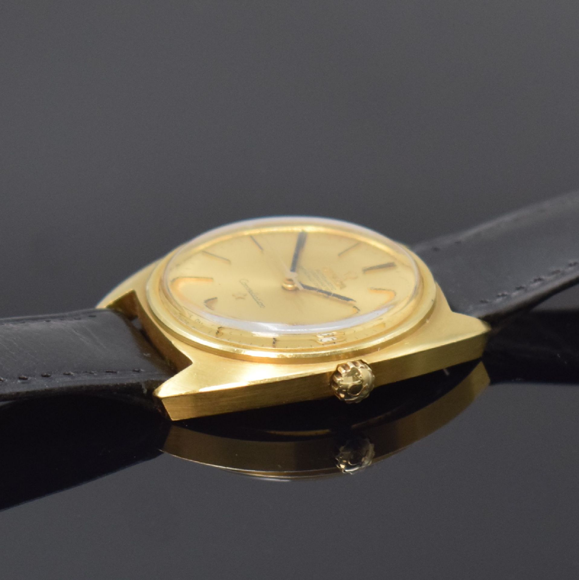 OMEGA Herrenarmbanduhr Constellation Chronometer in GG - Image 3 of 9