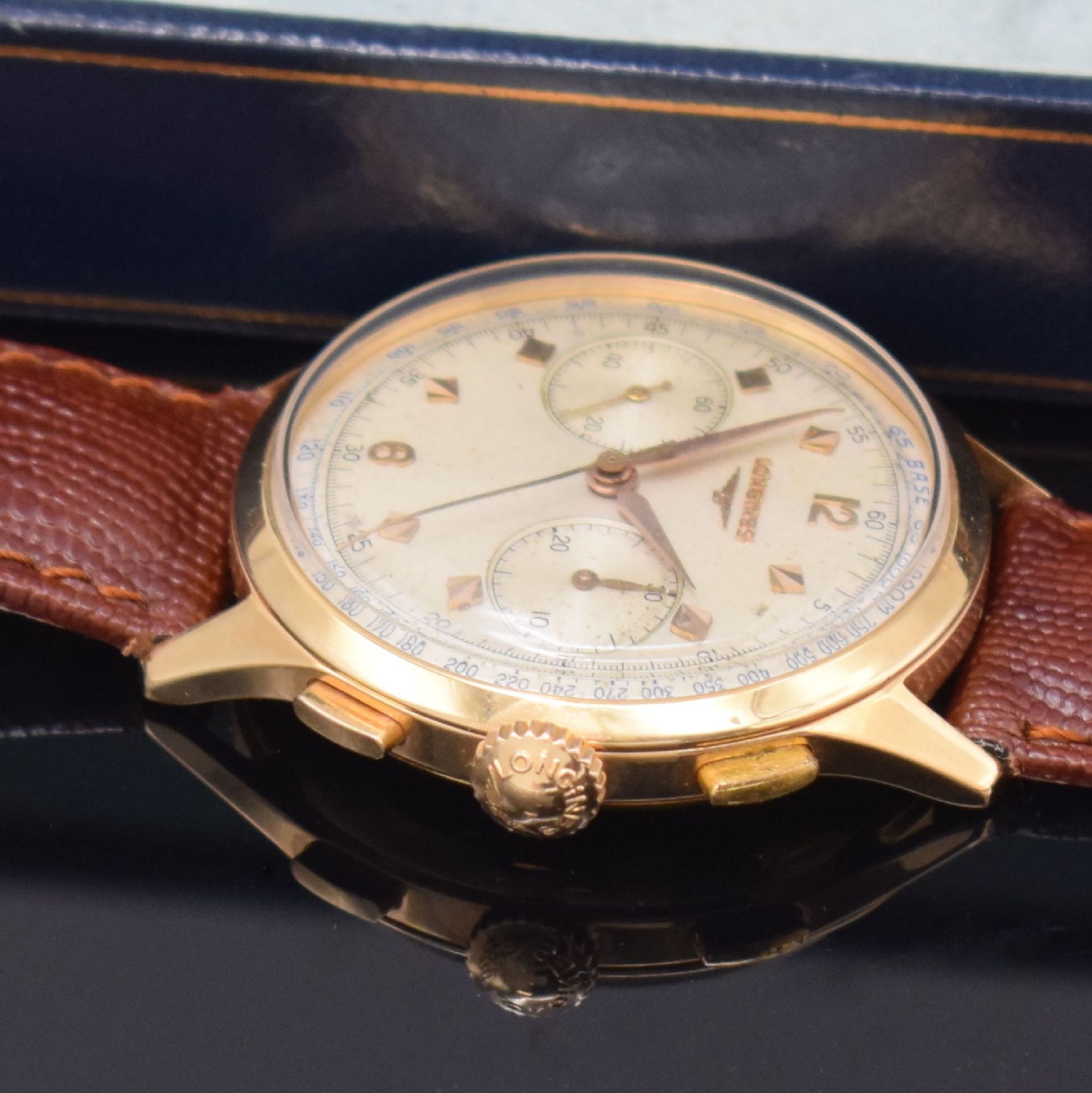 LONGINES 30CH großer Flyback- Schaltradchronograph in - Bild 8 aus 8