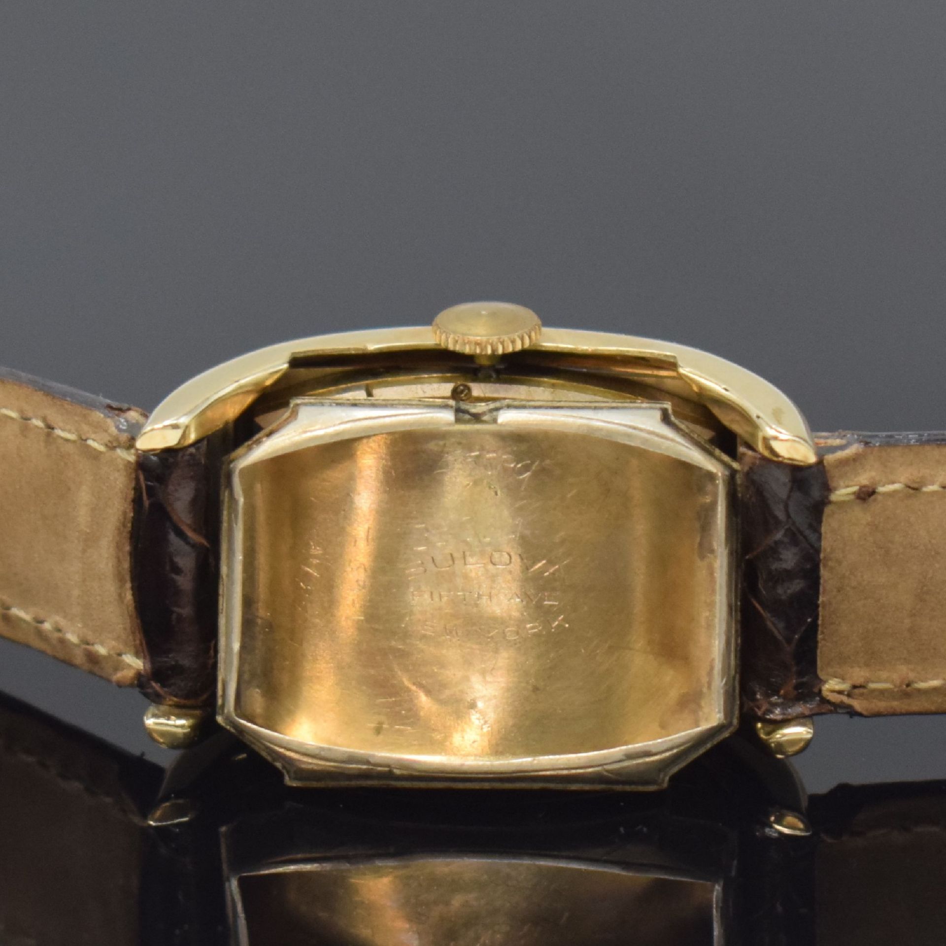 BULOVA Drivers und 3 weitere vergoldete Armbanduhren, USA - Image 6 of 9