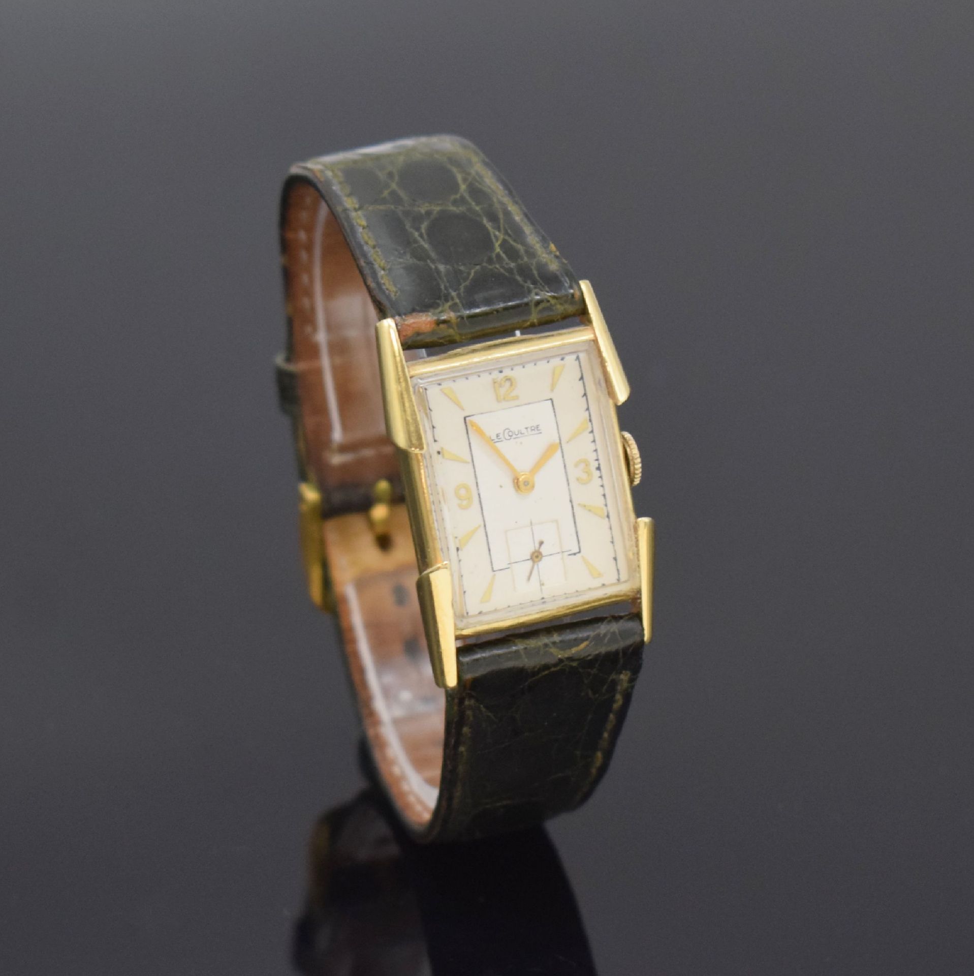 LeCoultre Armbanduhr in GG 585/000, Schweiz/USA Ende - Image 3 of 8