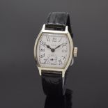 ELGIN Armbanduhr in 14k Weißgold, USA um 1935,