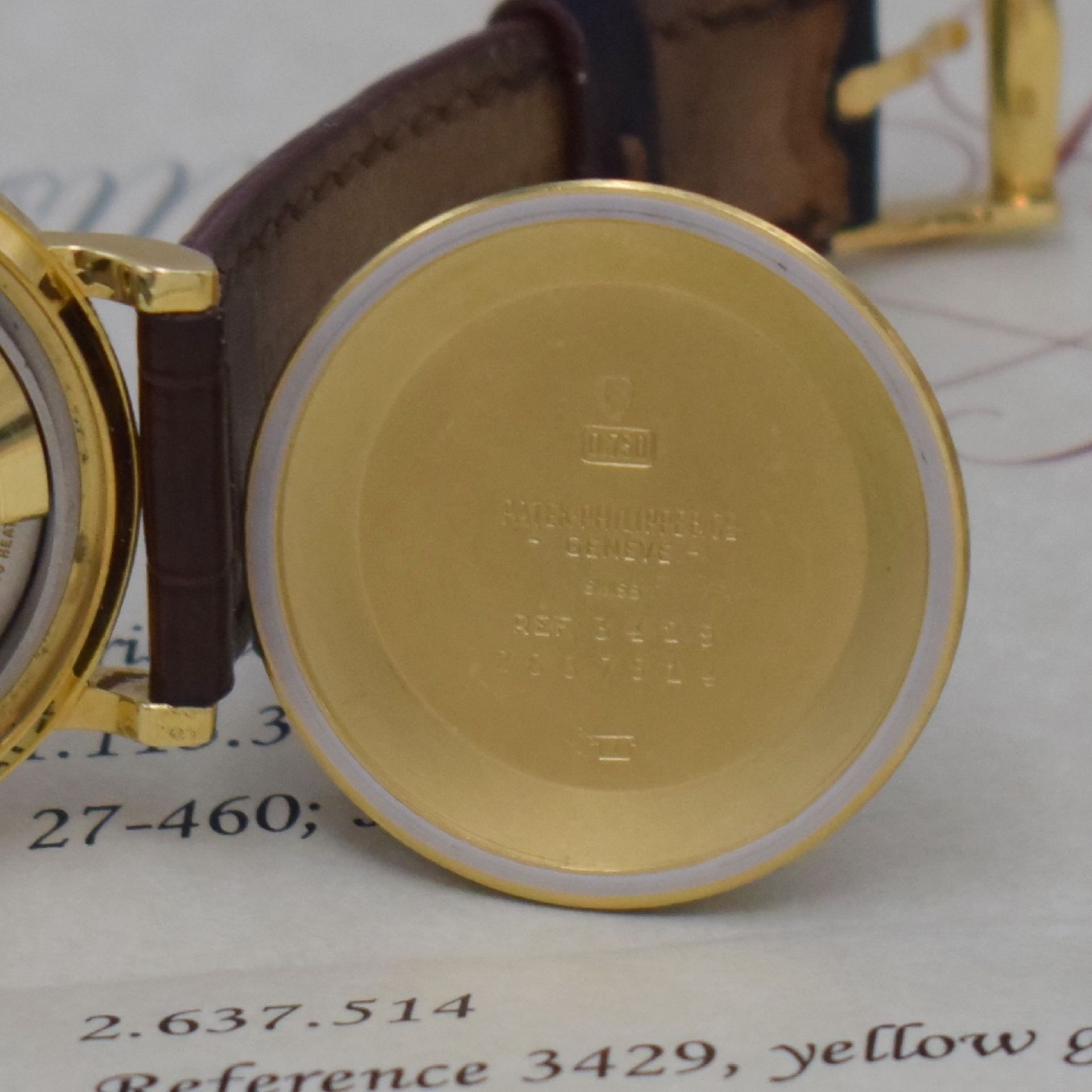 PATEK PHILIPPE Herrenarmbanduhr in GG 750/000 Referenz - Image 8 of 8