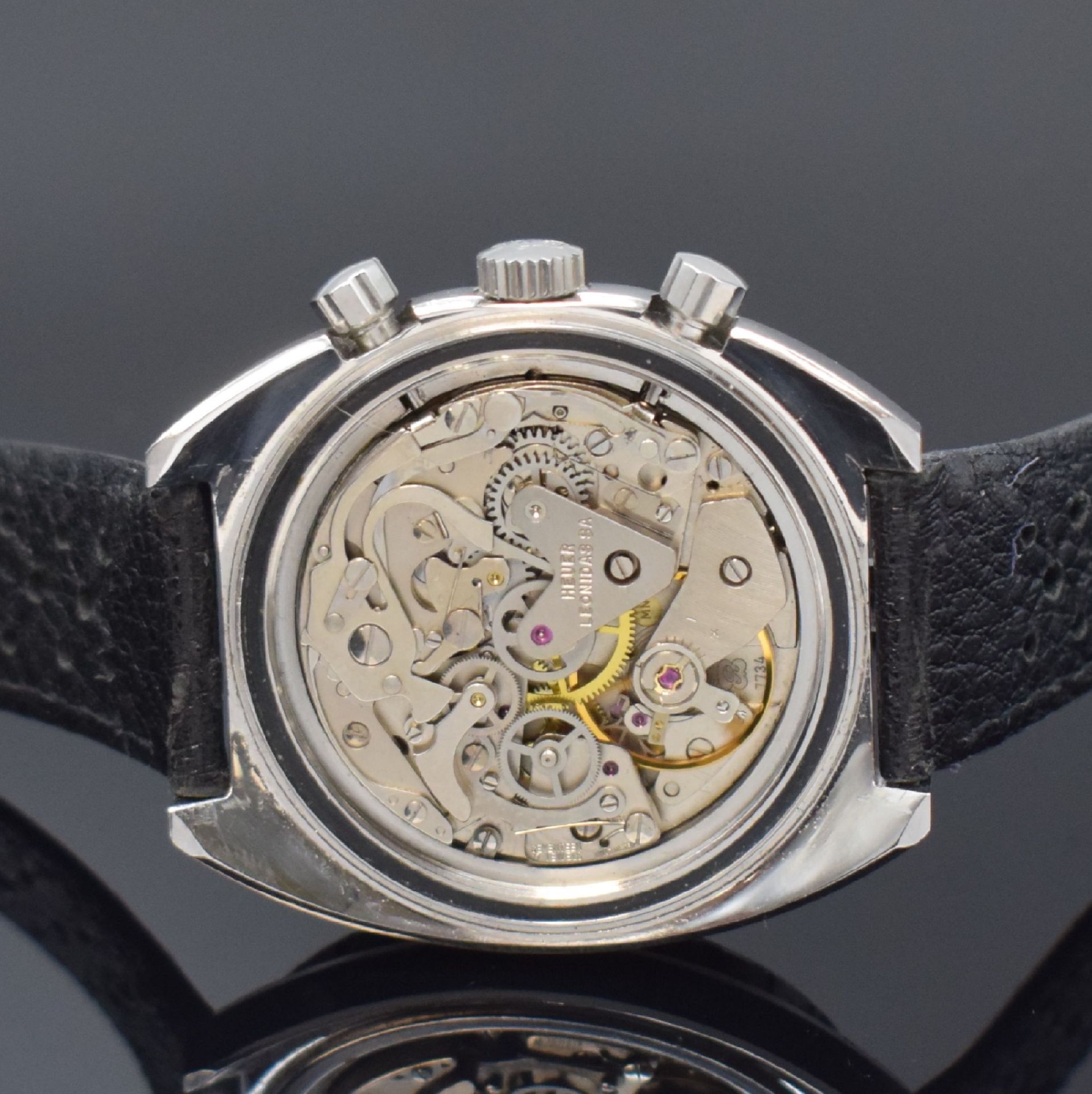 HEUER Autavia Herrenchronograph Referenz 73463 in Stahl, - Image 5 of 6