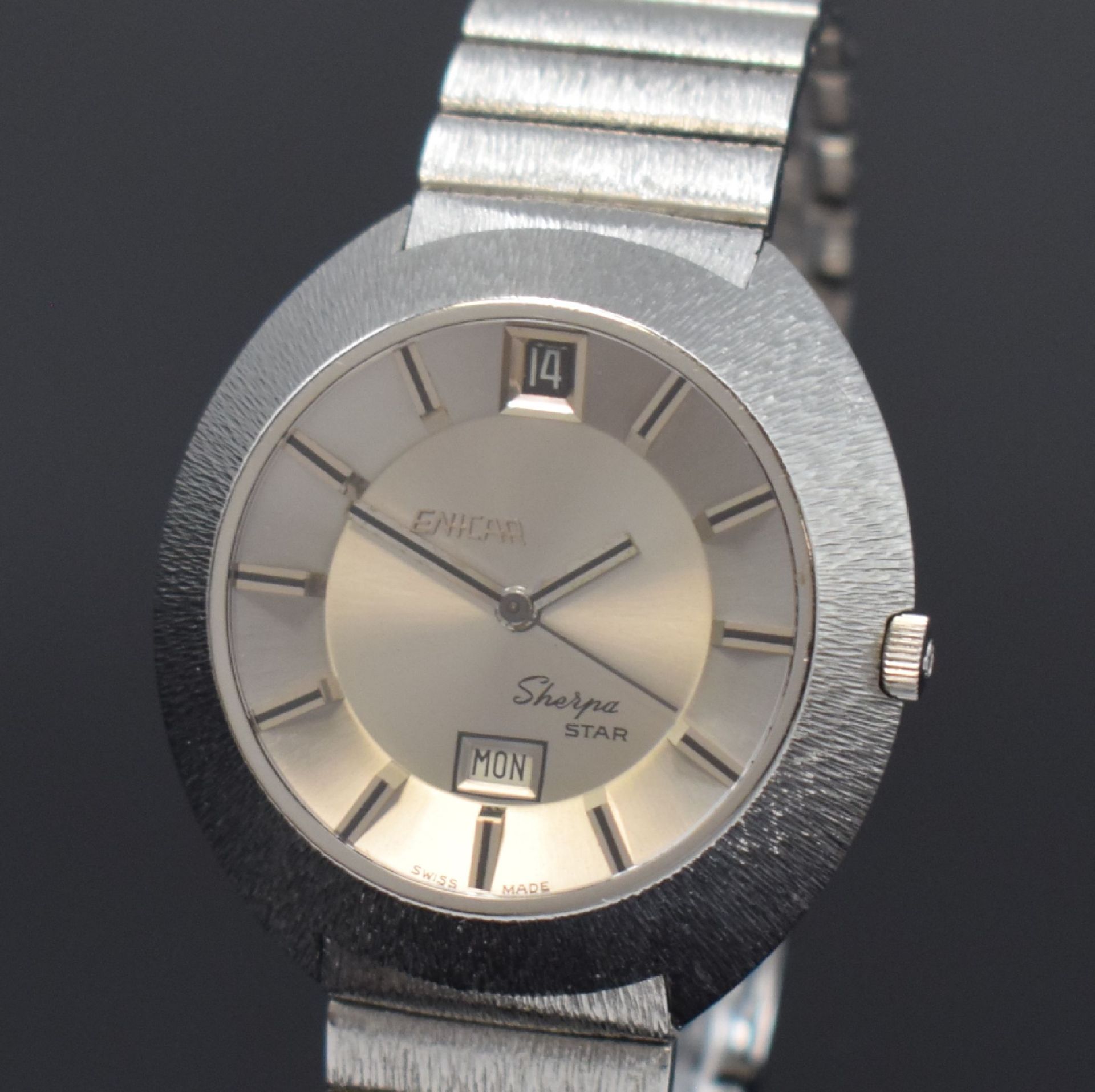 ENICAR SHERPA Star Armbanduhr Referenz 2342,  Schweiz um - Bild 2 aus 8