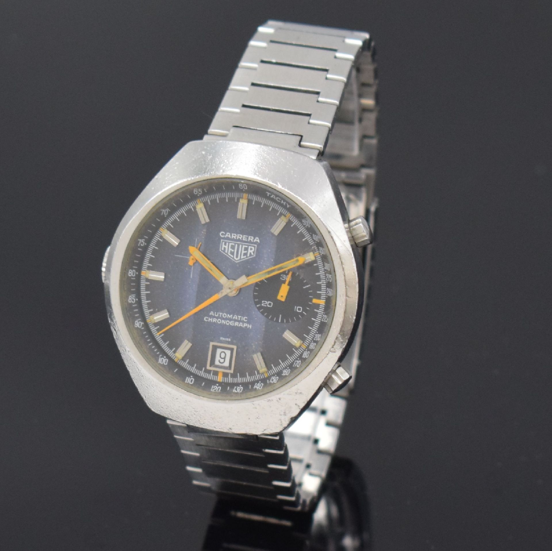 HEUER Armbandchronograph Carrera Referenz 150.573 B,