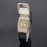ROBINSON & Co / TEXA ausgefallene Savonette- Armbanduhr in