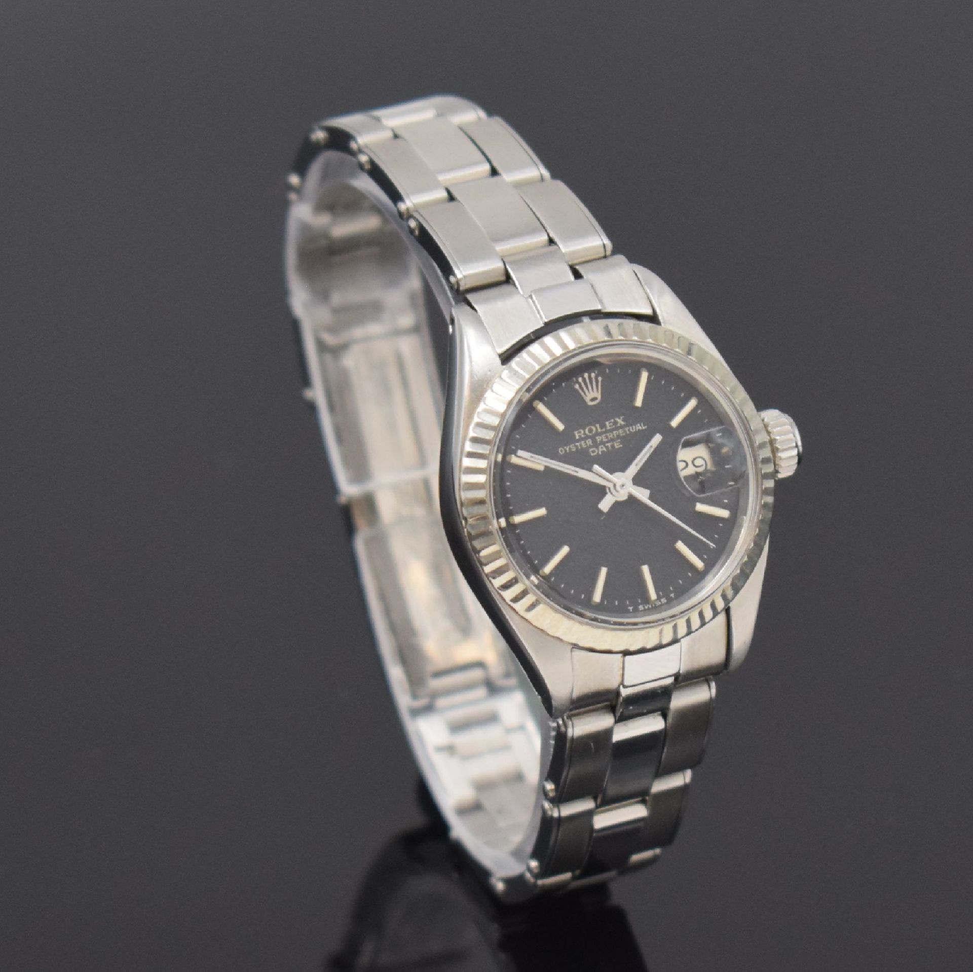 ROLEX Damenarmbanduhr Oyster Perpetual Date Referenz 6917 - Bild 3 aus 4