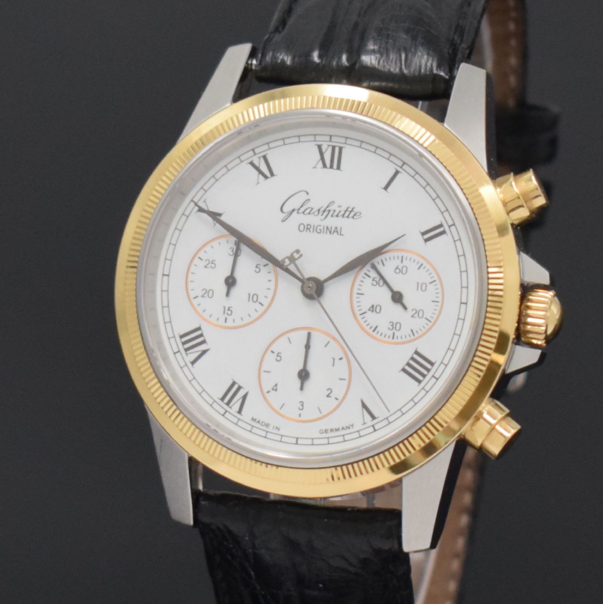 GLASHÜTTE ORIGINAL Herrenarmbanduhr mit Chronograph in - Bild 2 aus 6